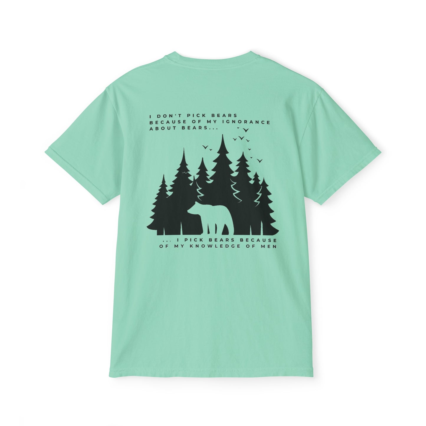 Women's Bear in Woods Pocket T-Shirt