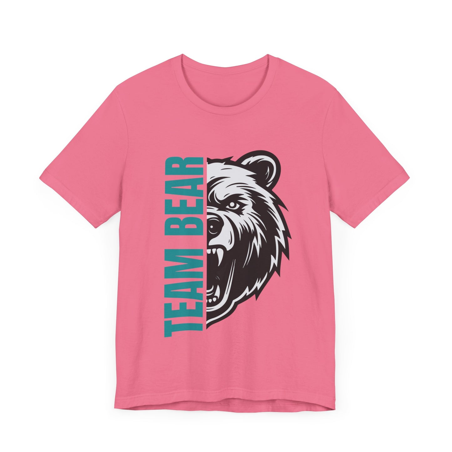 Women's "Team Bear" Tee - Teal Lettering