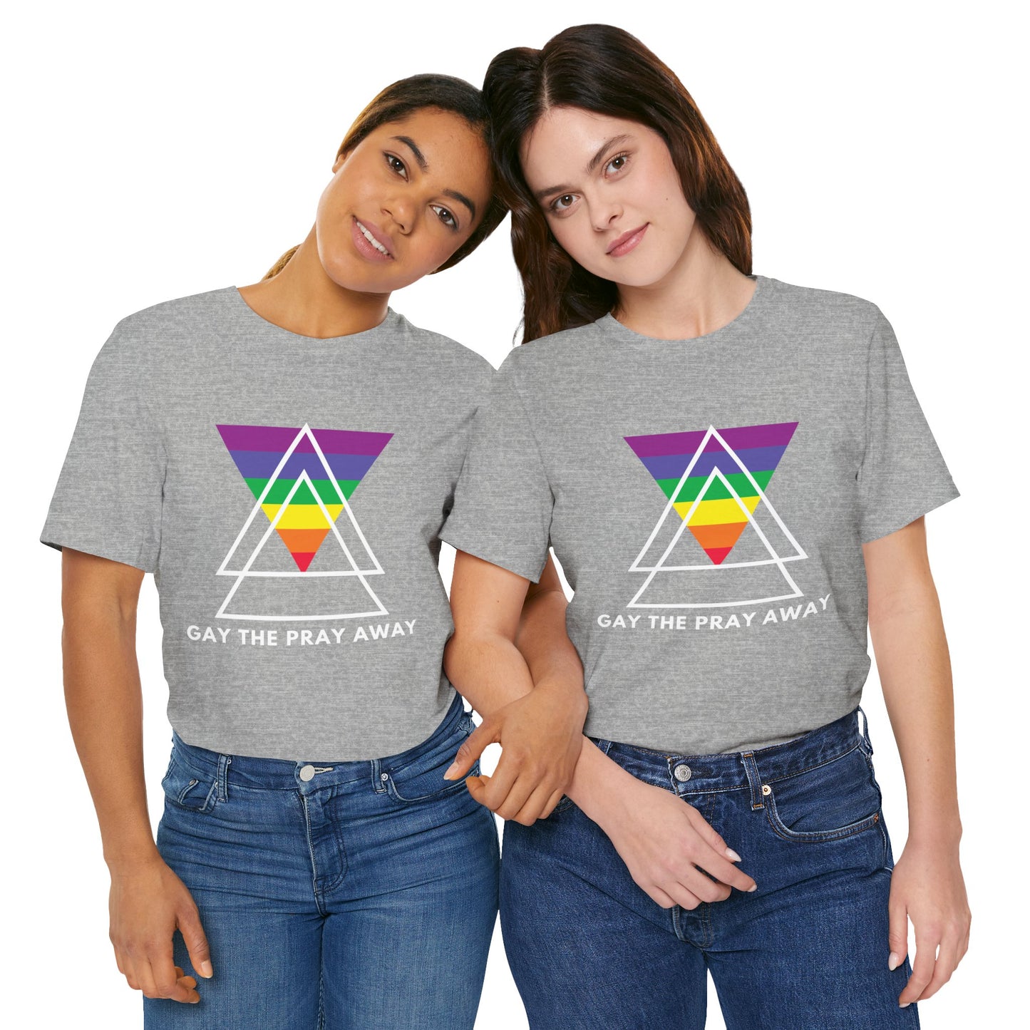 "GAY THE PRAY AWAY" Short Sleeve Tee
