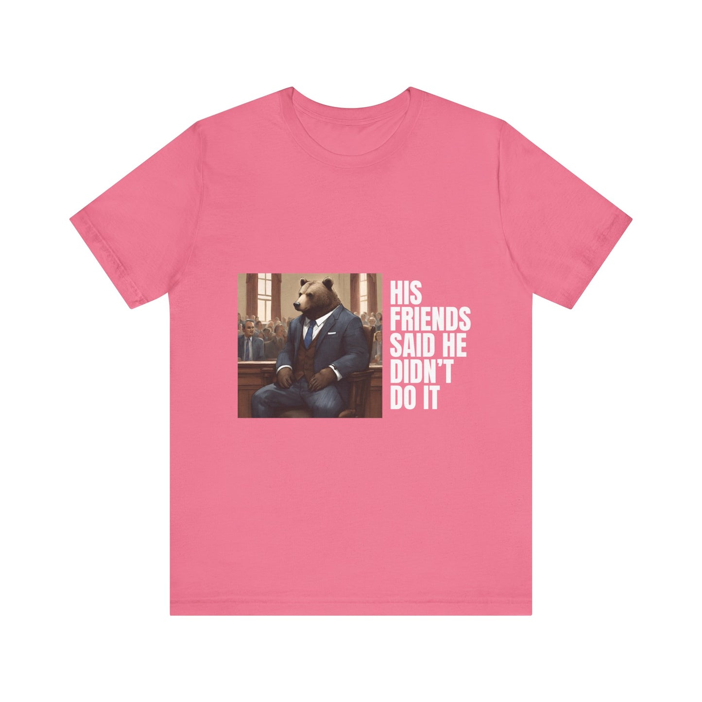 Women's Bear Trial Tee - White Graphic
