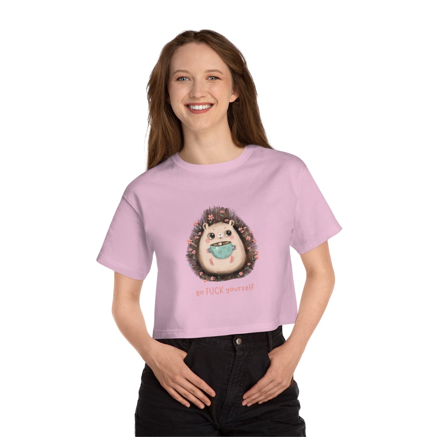 GFY Hedgehog Cropped T-Shirt