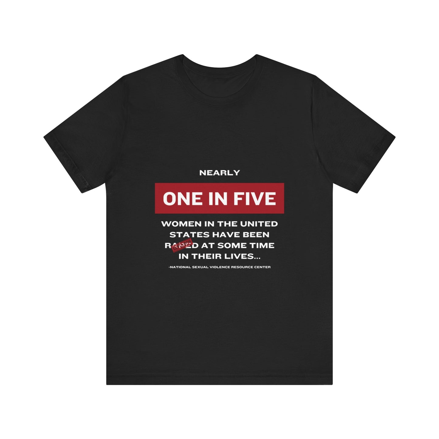 Women's Statistics Tee - White Writing