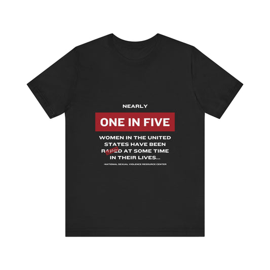 Women's Statistics Tee - White Writing