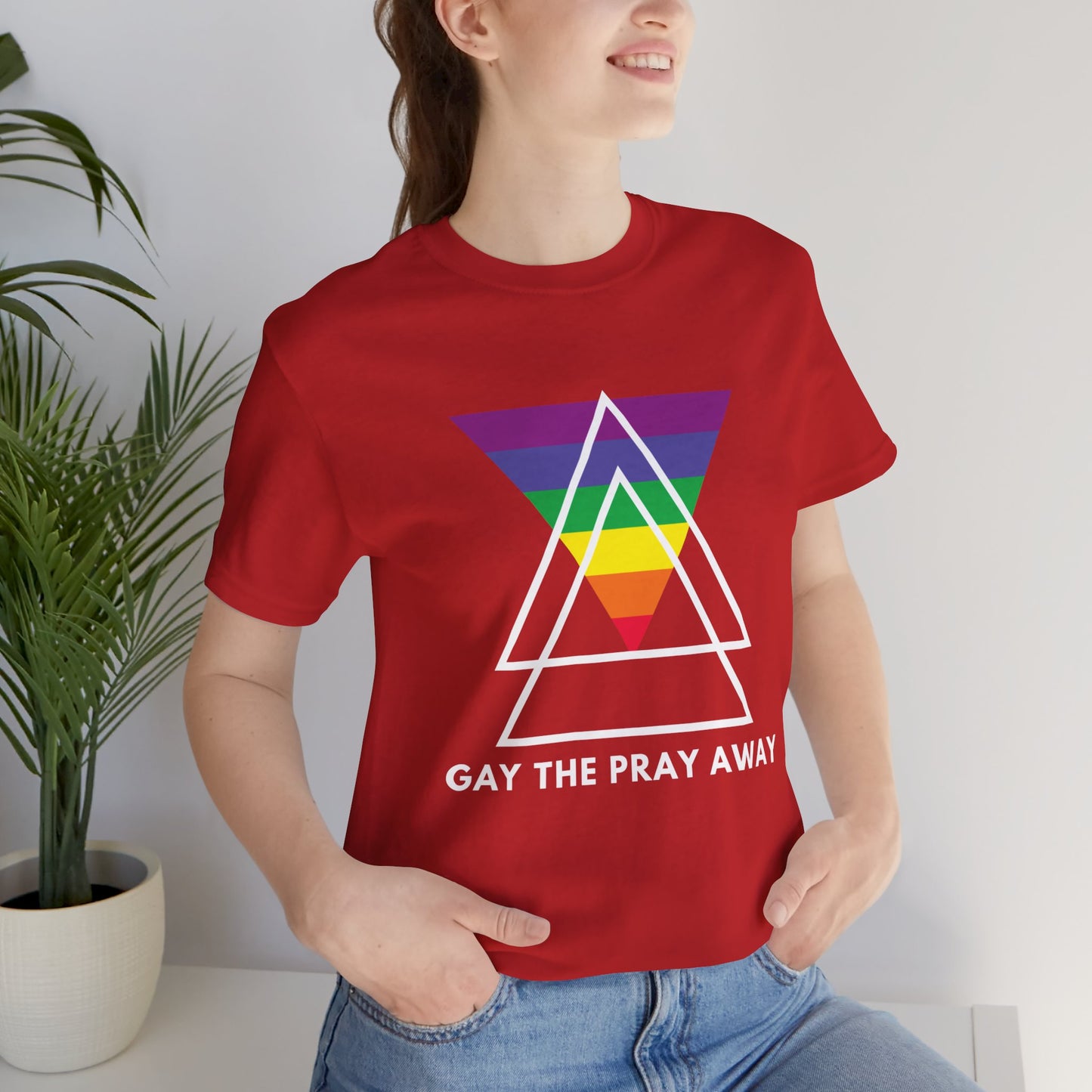 "GAY THE PRAY AWAY" Short Sleeve Tee