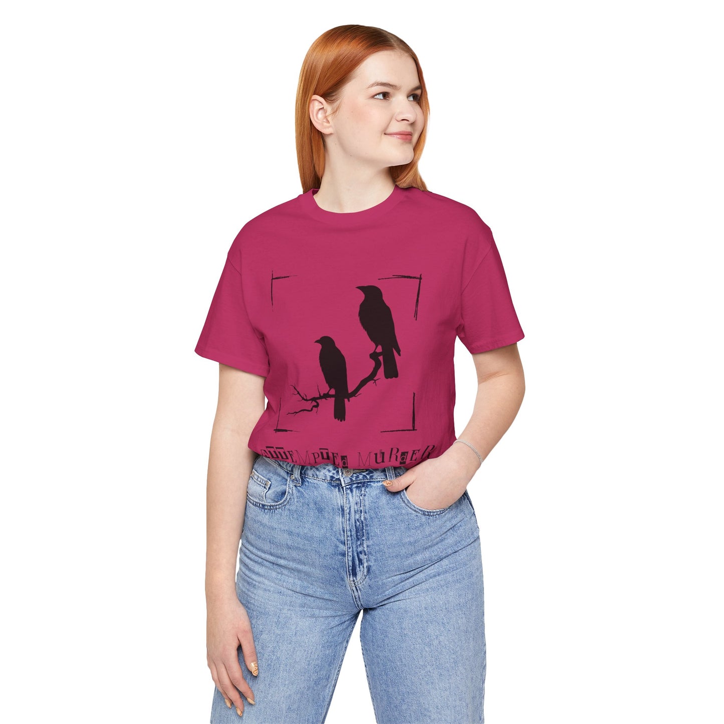 "Attempted Murder" Crow Short Sleeve Tee