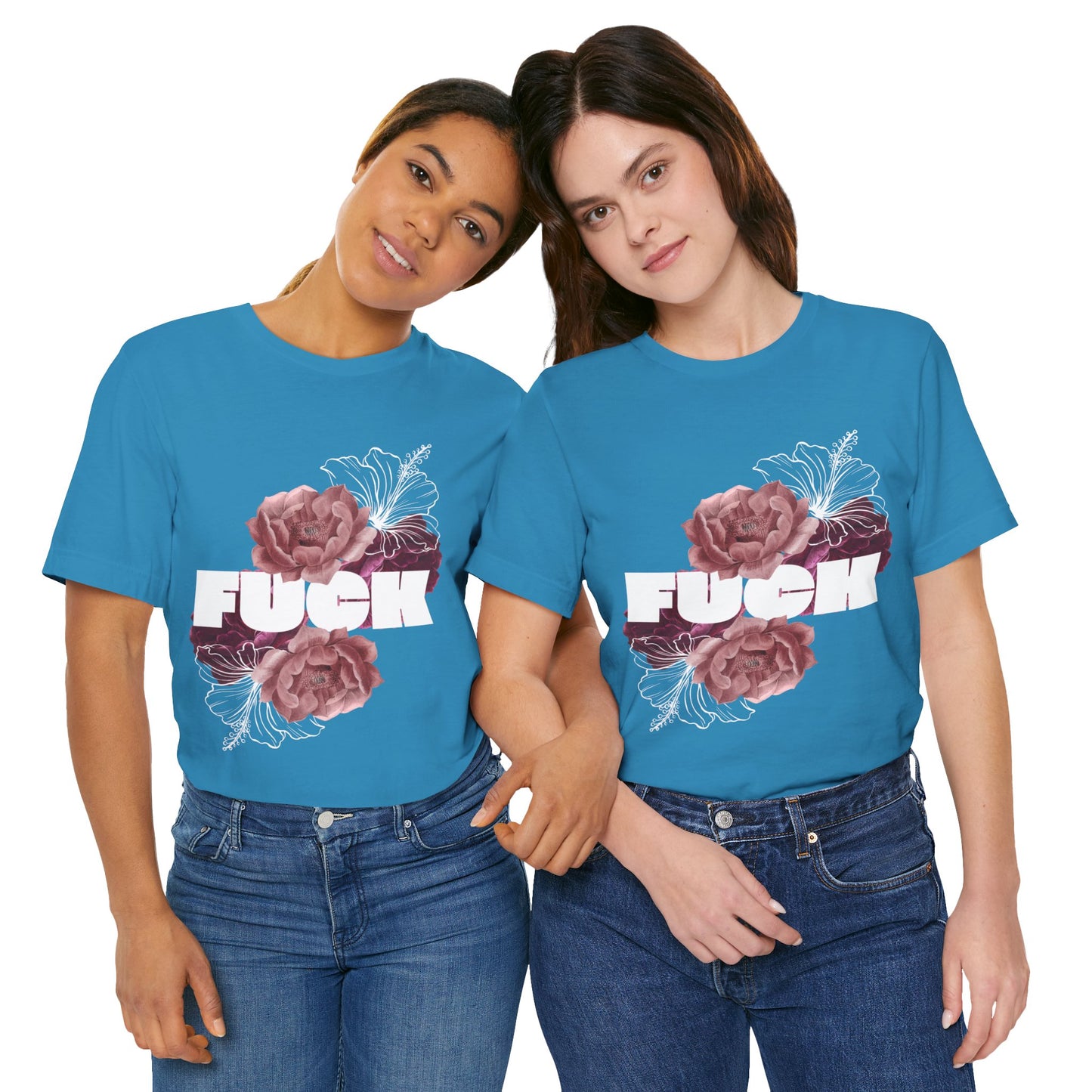 Women's Floral F*ck Short Sleeve Tee