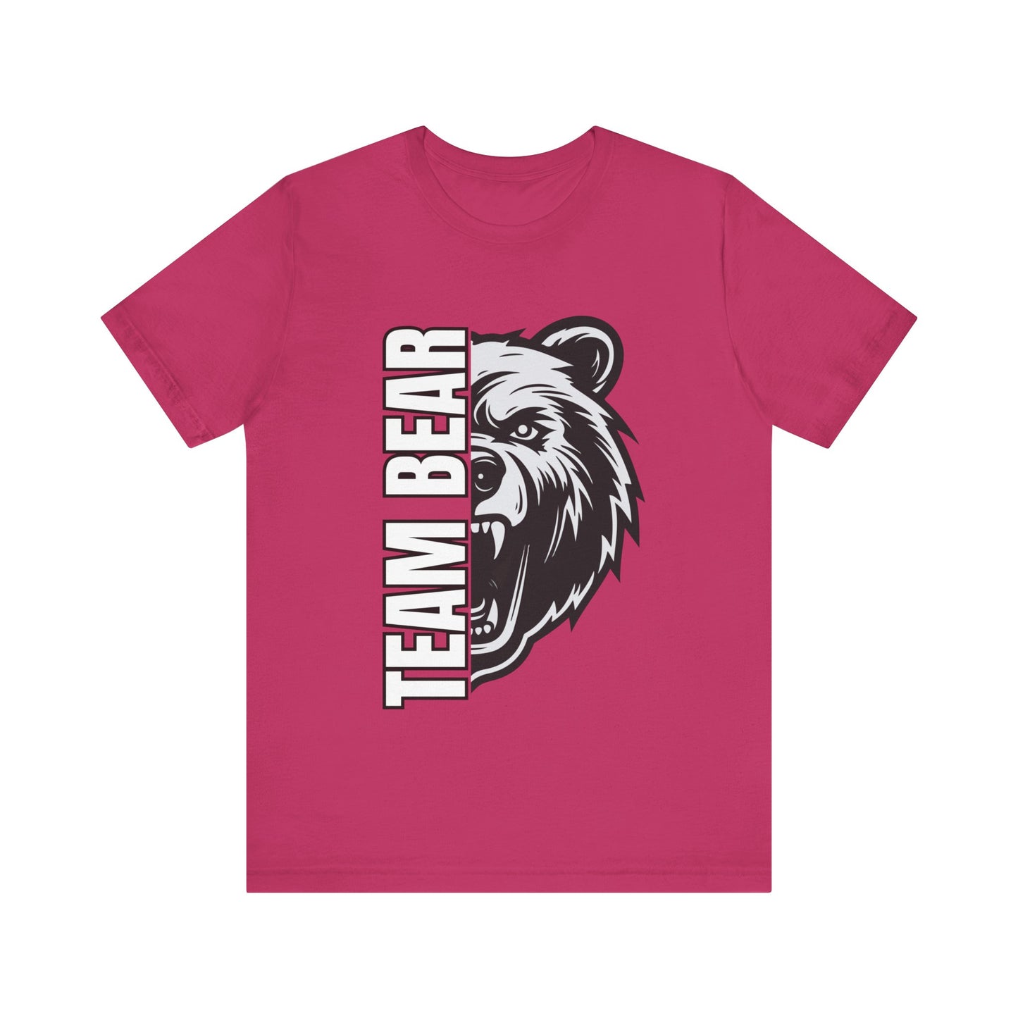 Women's "Team Bear" Tee - White Lettering