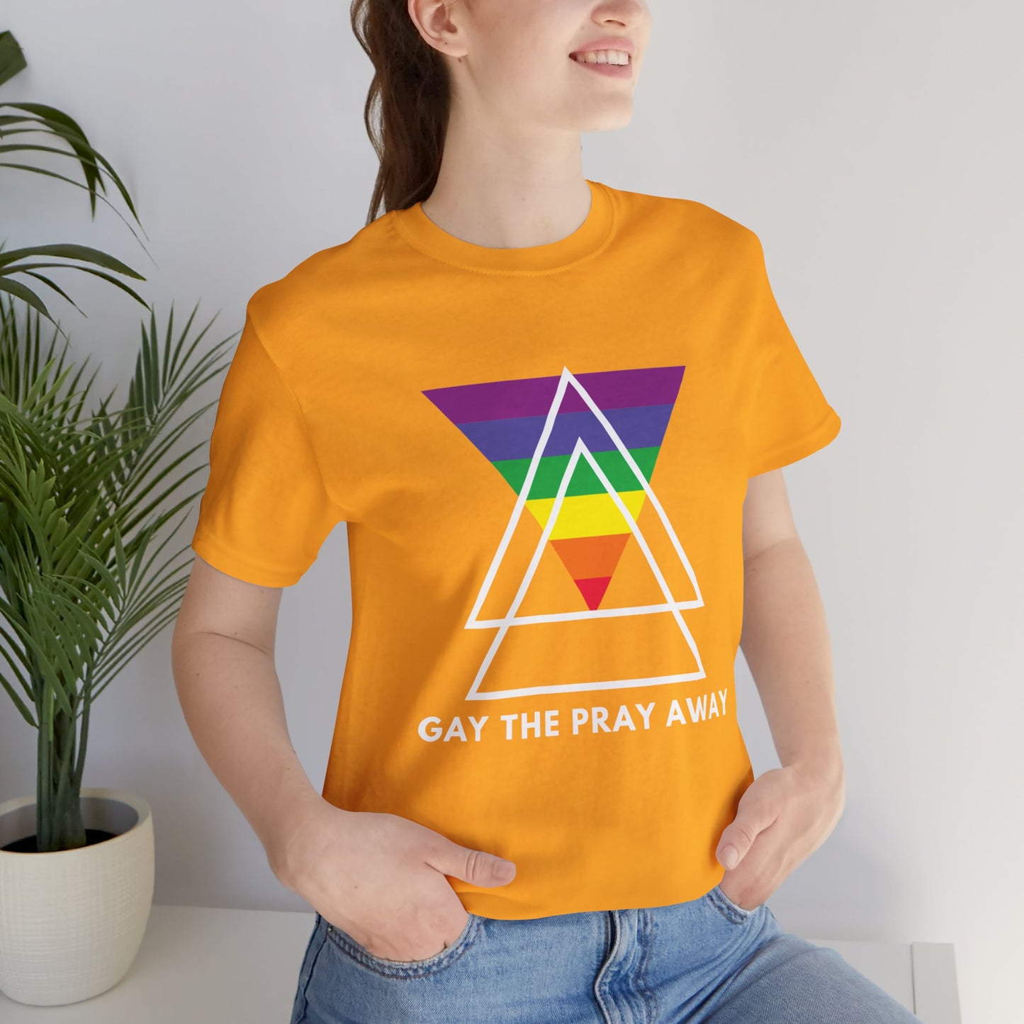 "GAY THE PRAY AWAY" Short Sleeve Tee