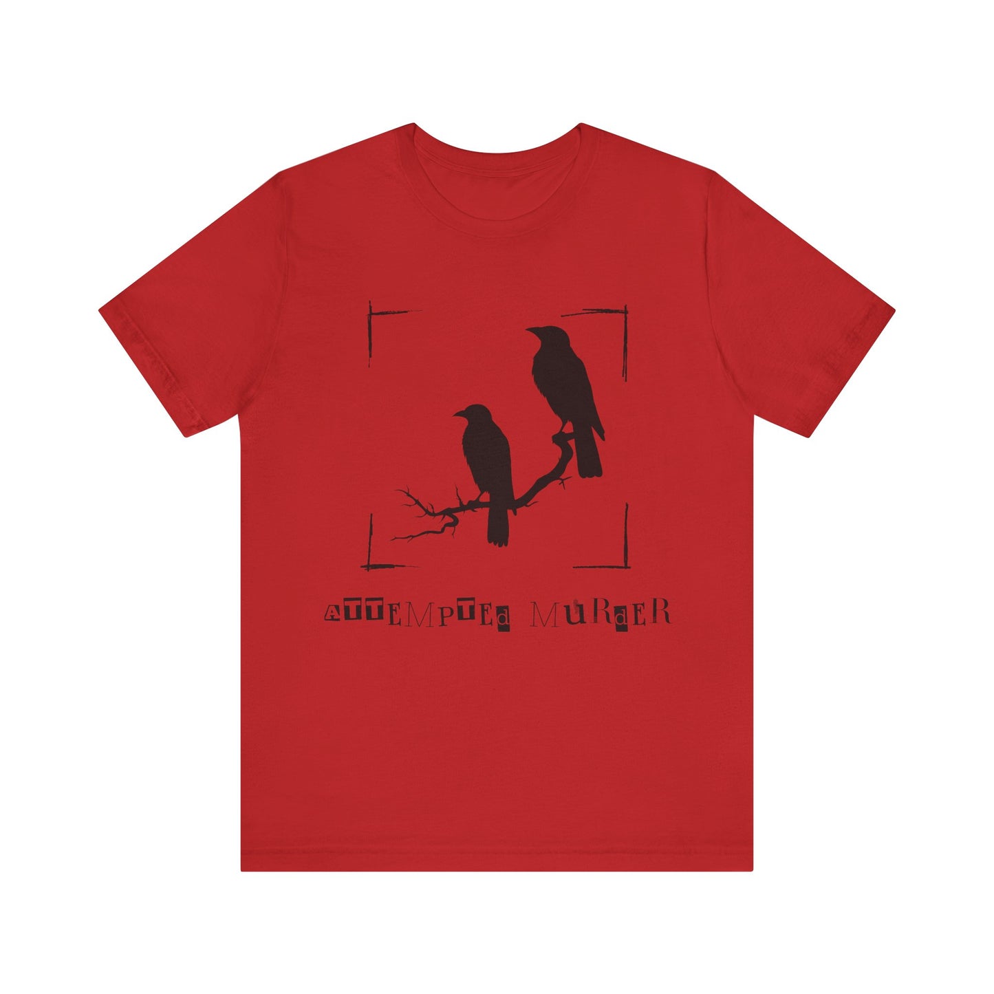 "Attempted Murder" Crow Short Sleeve Tee