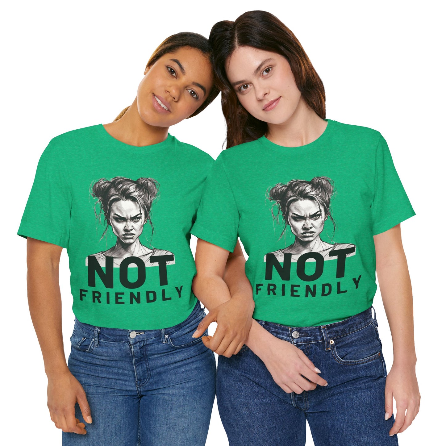 Not Friendly Short Sleeve Tee