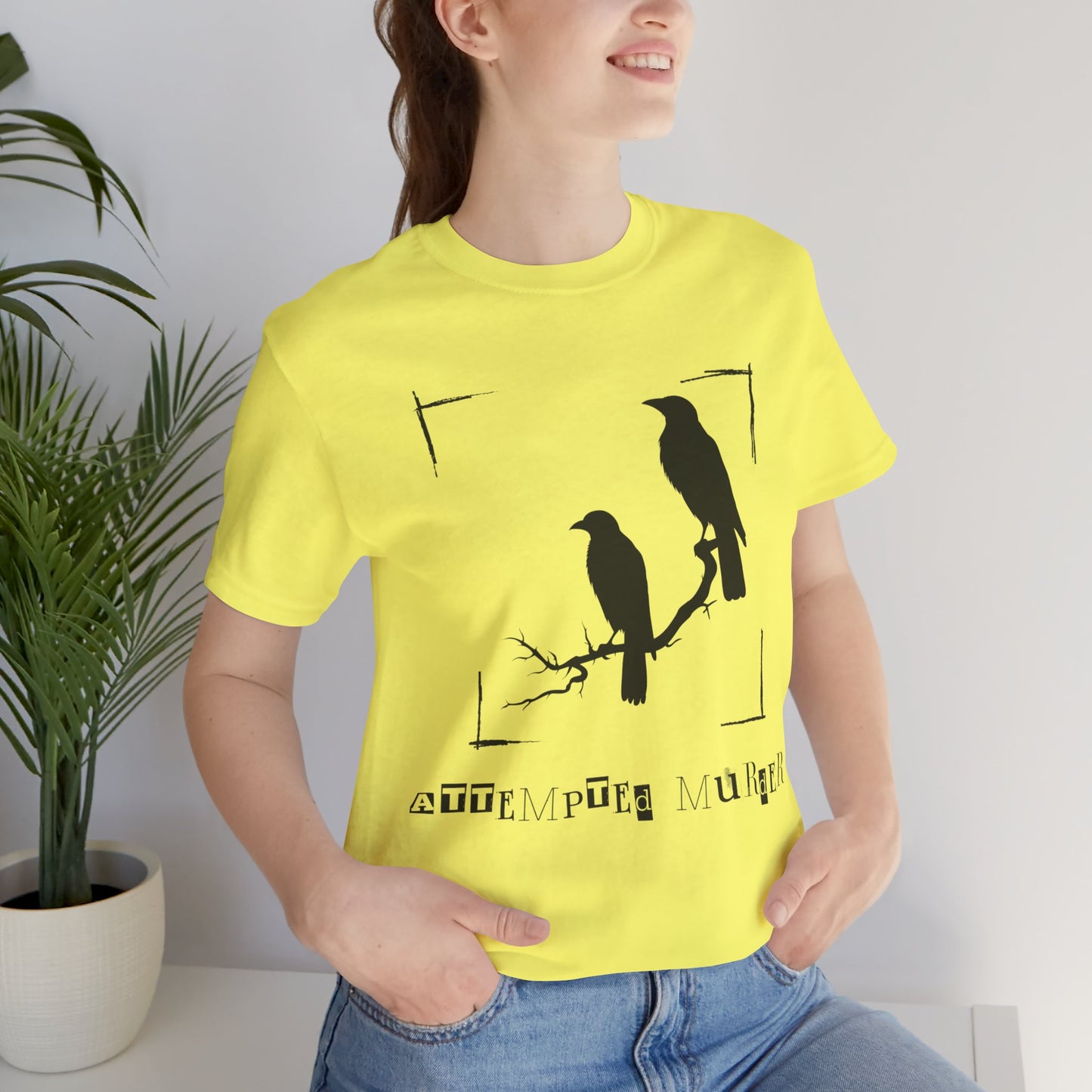 "Attempted Murder" Crow Short Sleeve Tee