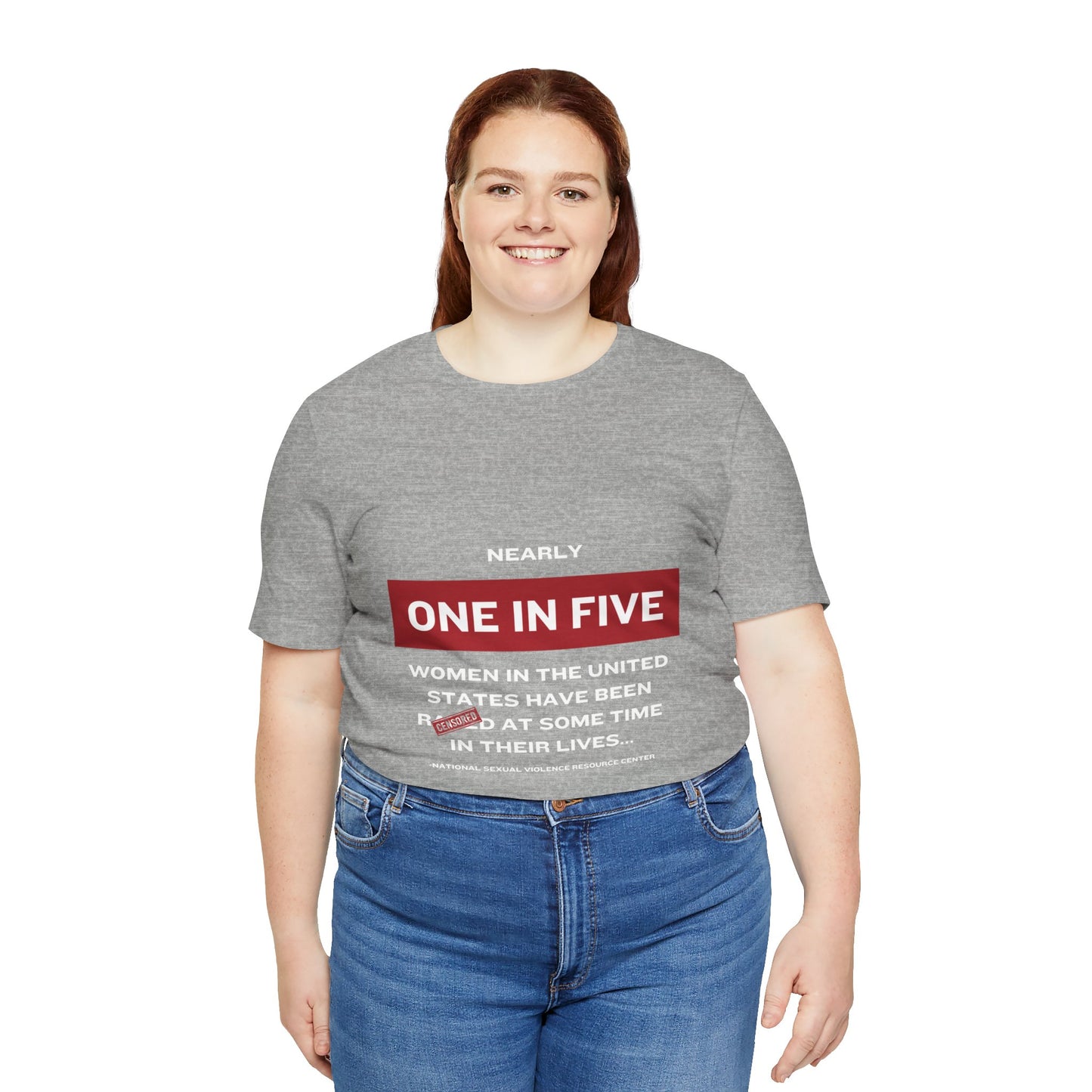 Women's Statistics Tee - White Writing
