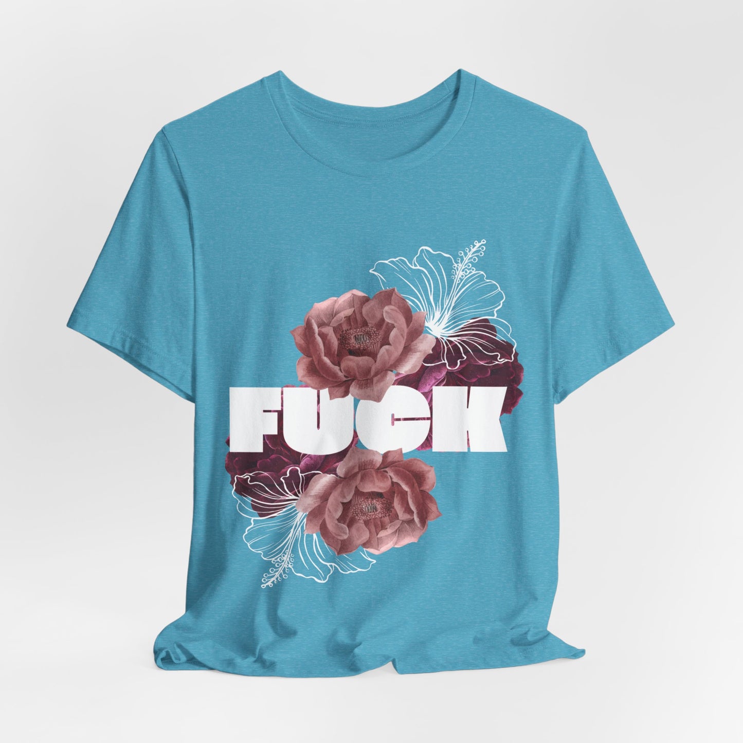 Women's Floral F*ck Short Sleeve Tee
