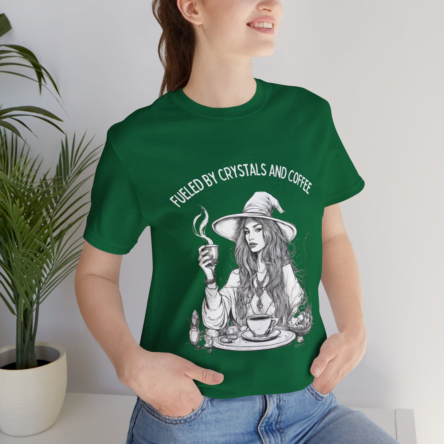 Fueled by Crystals and Coffee Tee