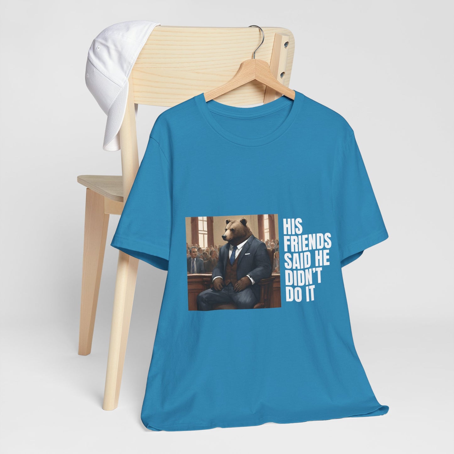 Women's Bear Trial Tee - White Graphic