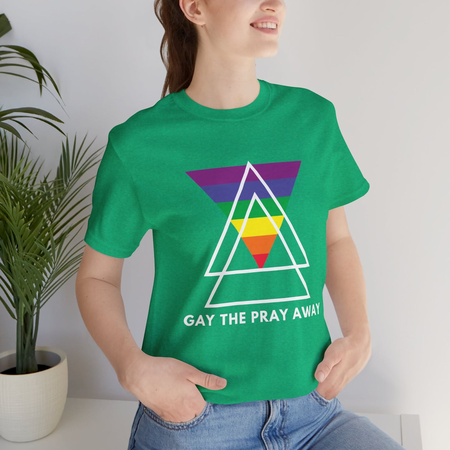 "GAY THE PRAY AWAY" Short Sleeve Tee