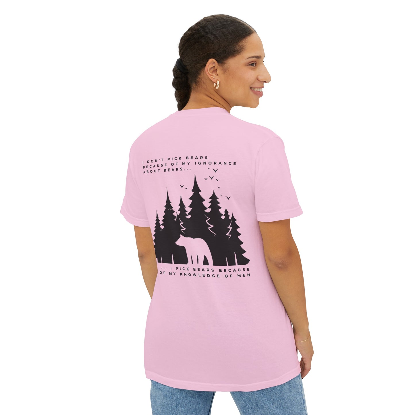Women's Bear in Woods Pocket T-Shirt