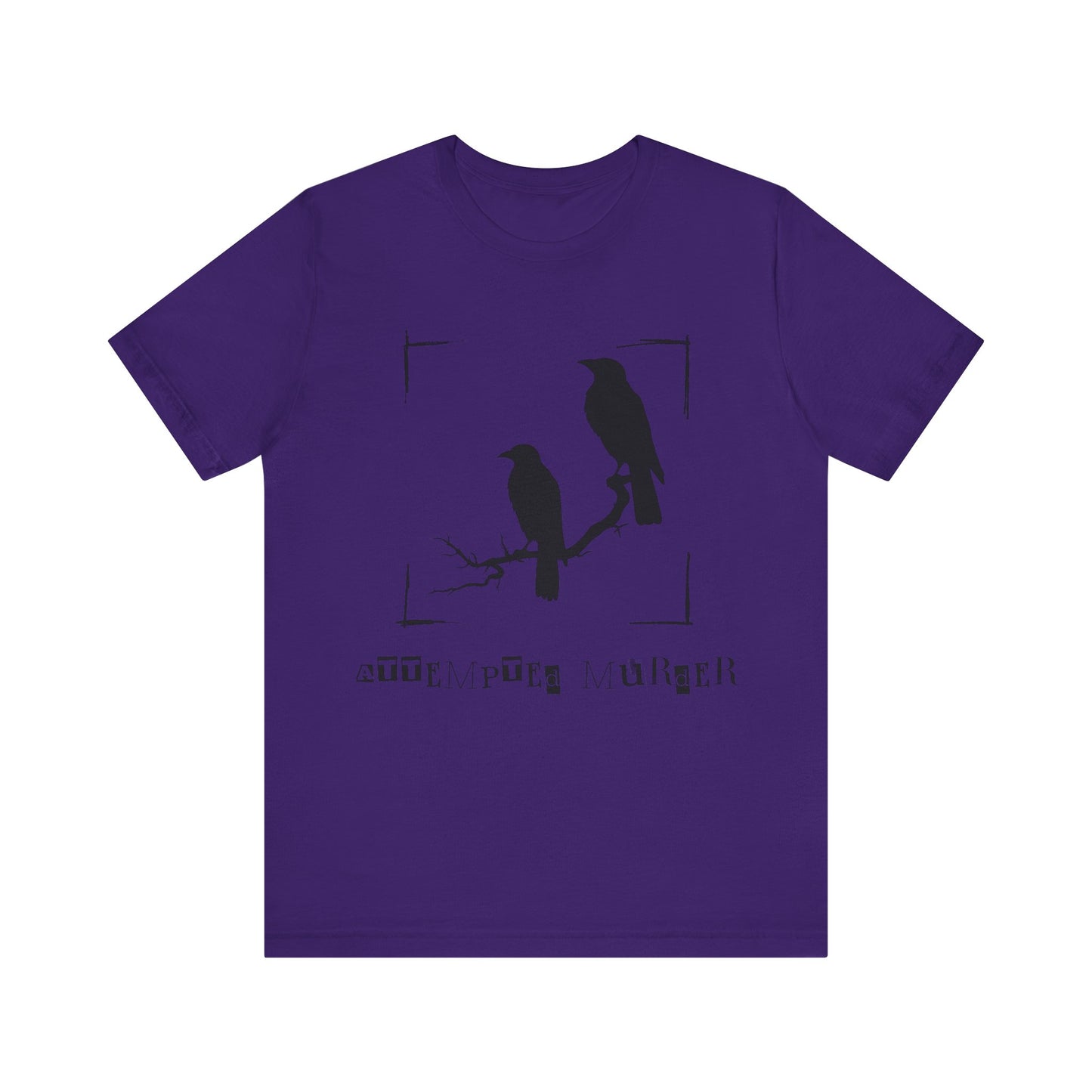 "Attempted Murder" Crow Short Sleeve Tee