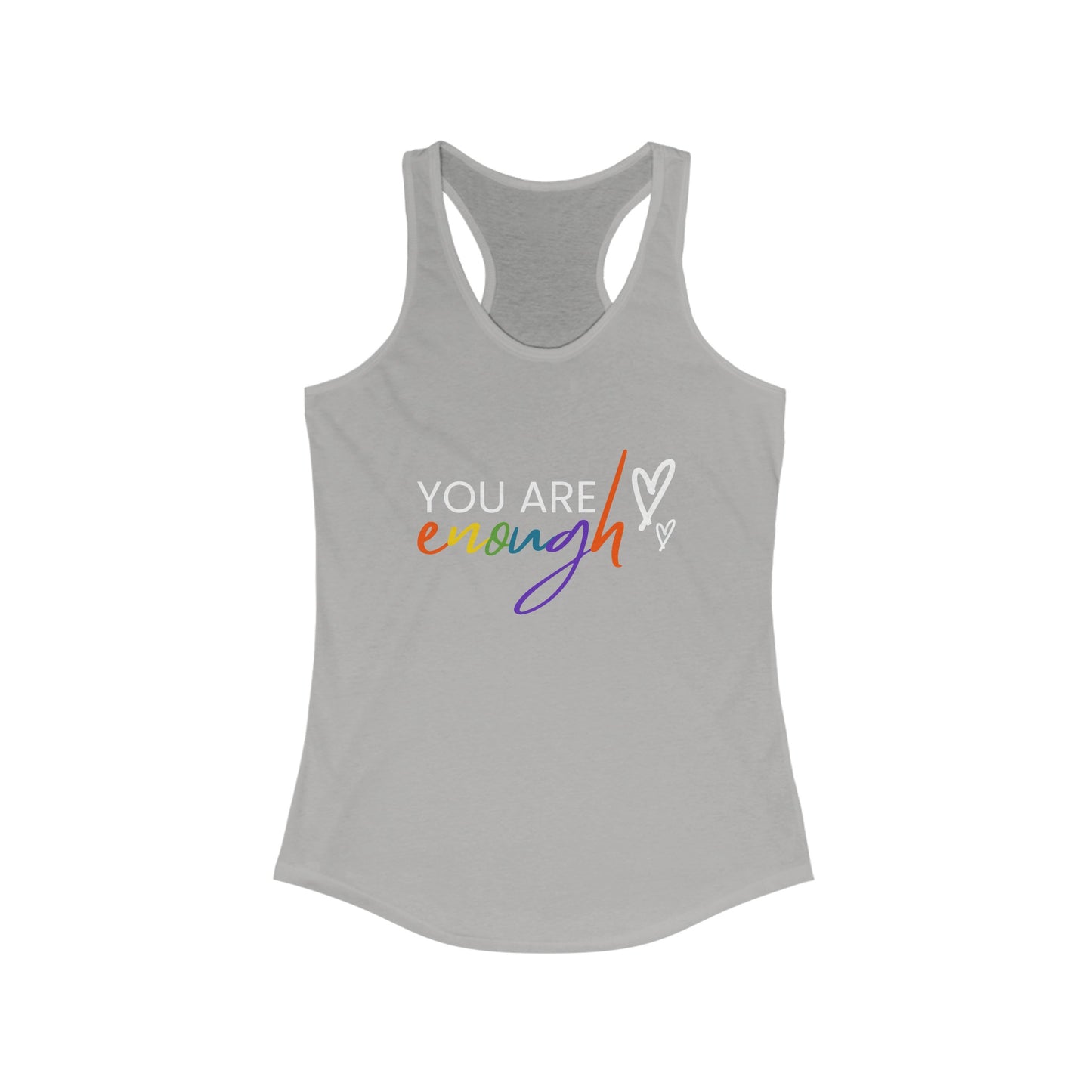 "You Are Enough" Racerback Tank