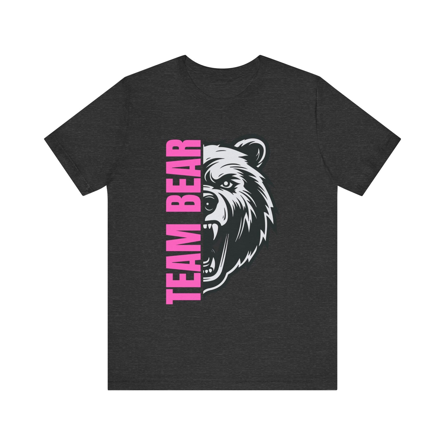 Women's "Team Bear" Tee - Pink Lettering