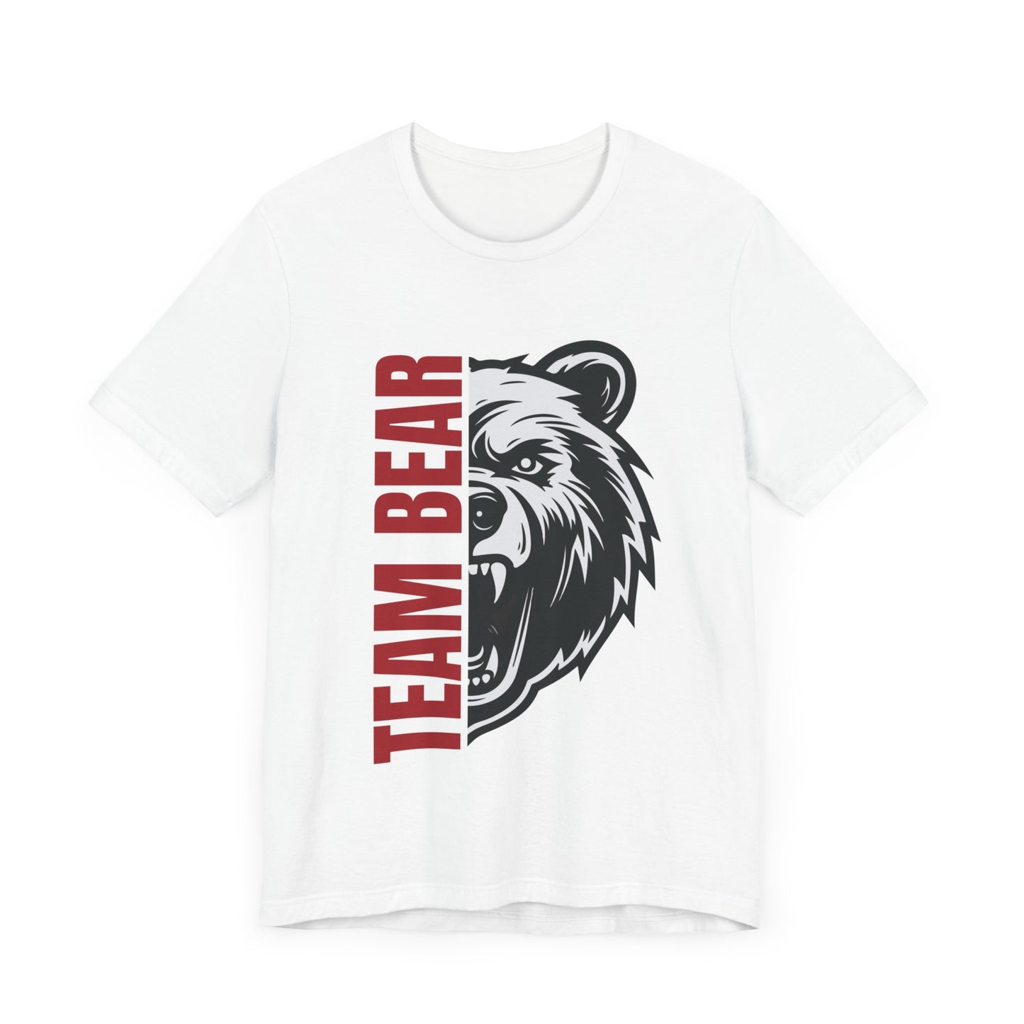 Women's "Team Bear" Tee - Red Lettering