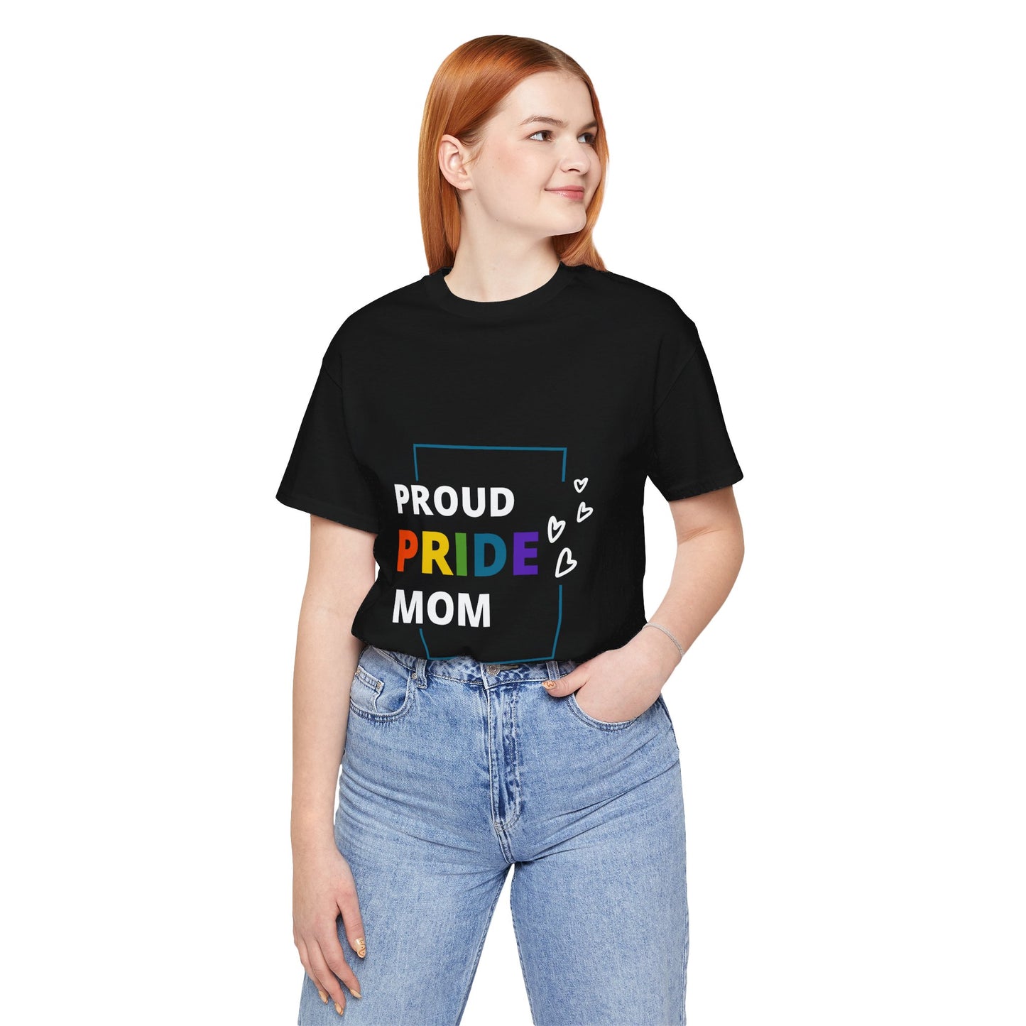 "Proud Pride Mom" Short Sleeve Tee