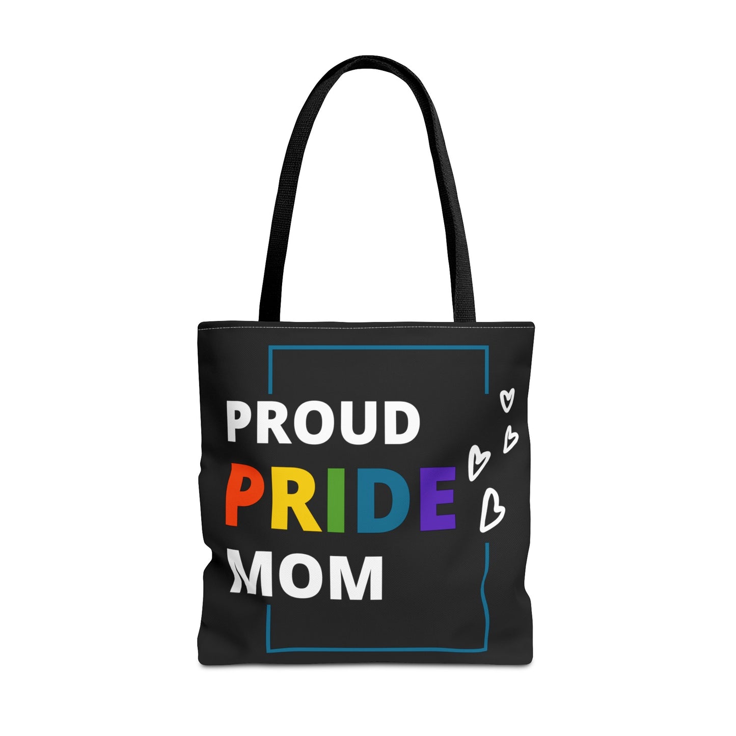 "Proud Pride Mom" Tote Bag (AOP)