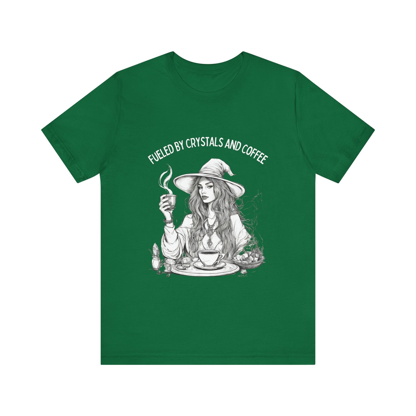 Fueled by Crystals and Coffee Tee
