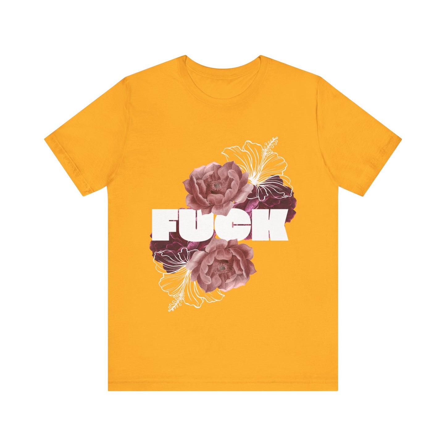 Women's Floral F*ck Short Sleeve Tee