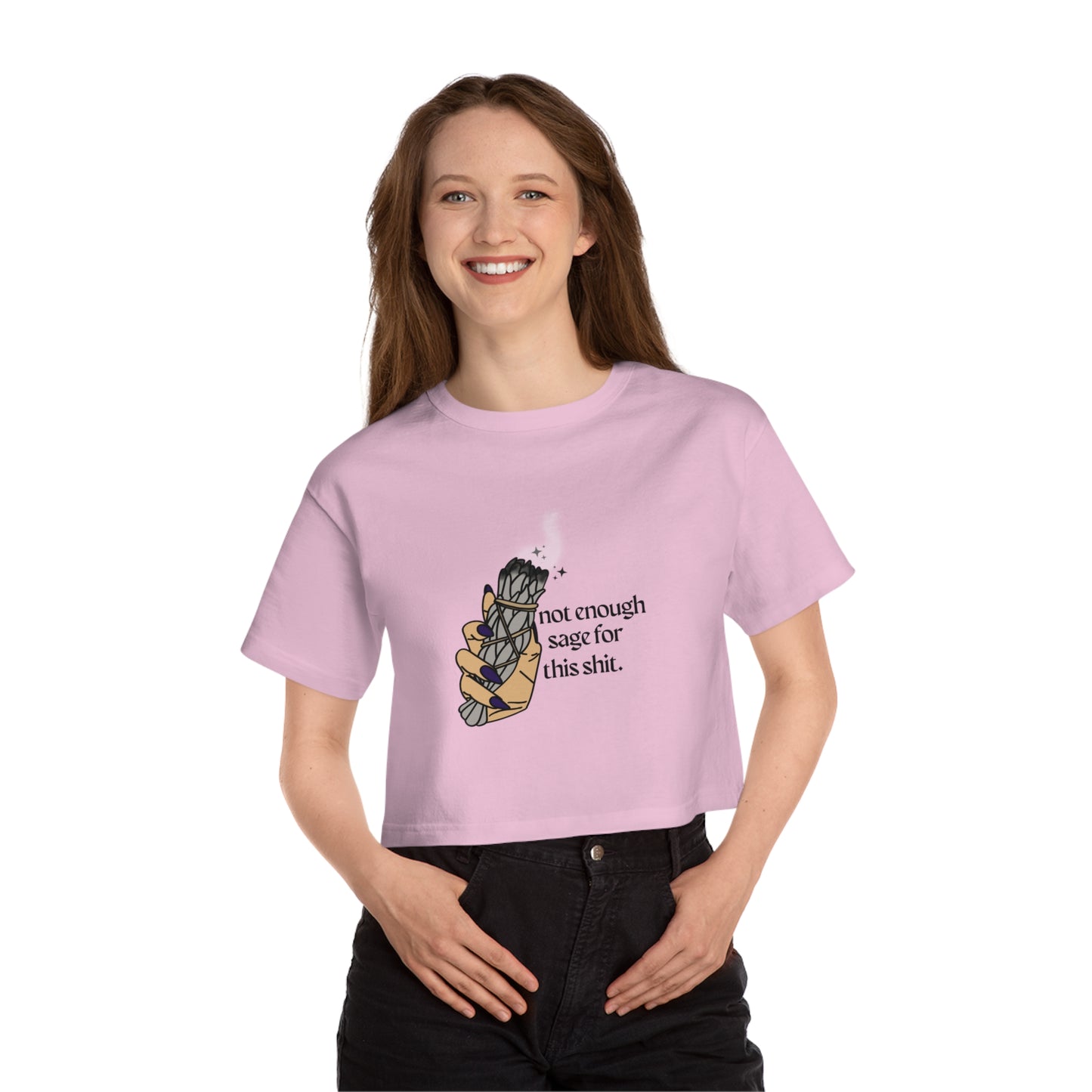 Not Enough Sage Cropped T-Shirt