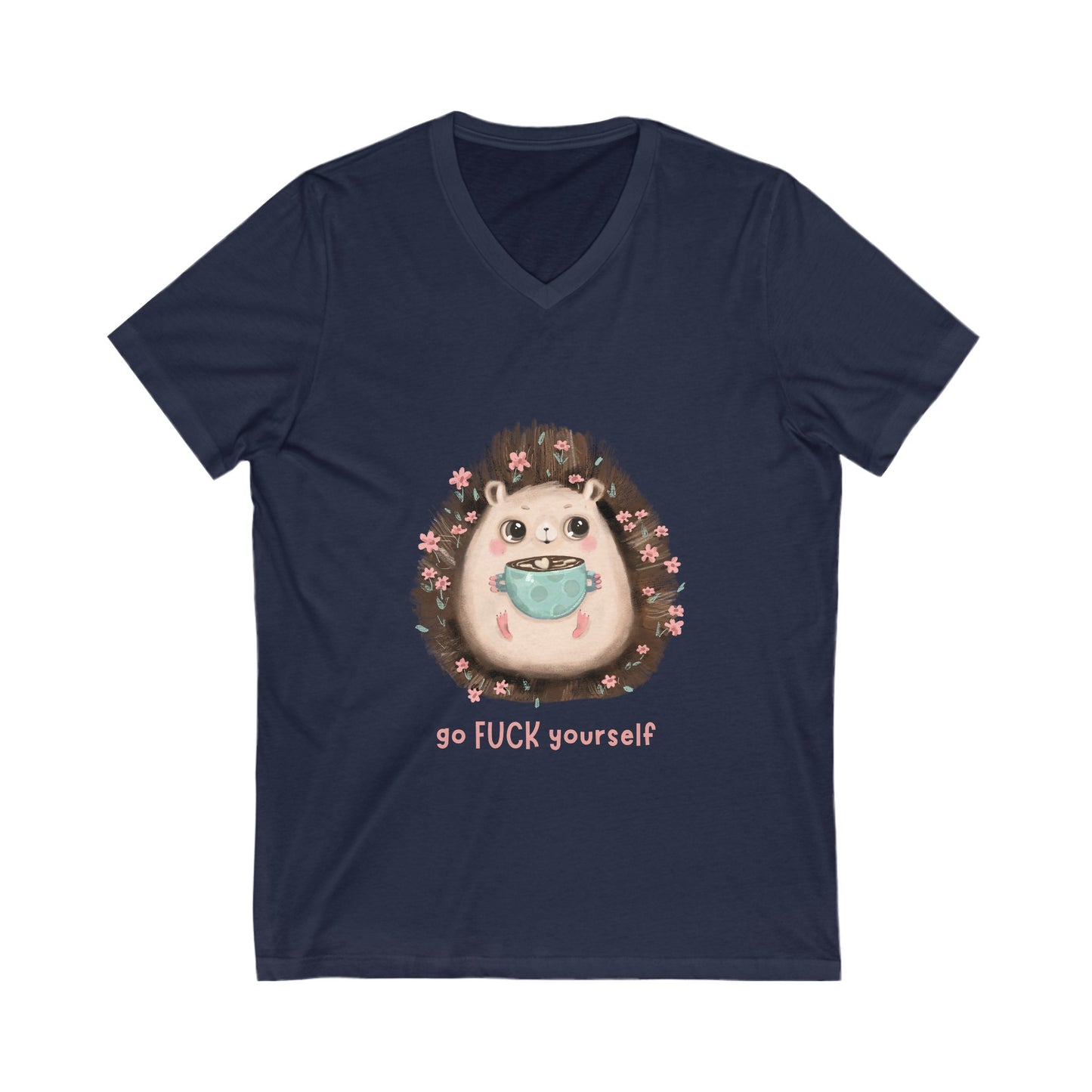 GFY Hedgehog V-Neck Tee
