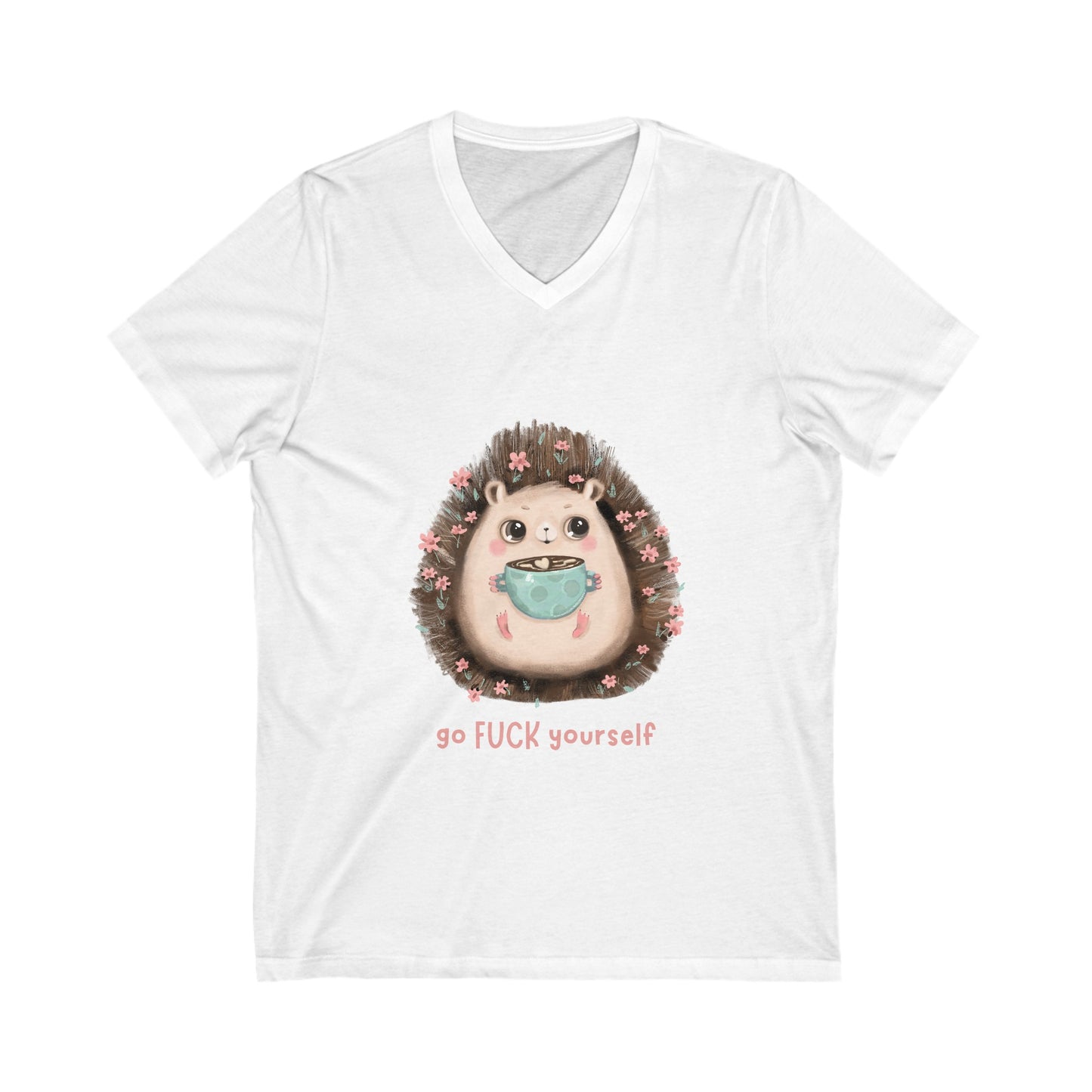 GFY Hedgehog V-Neck Tee