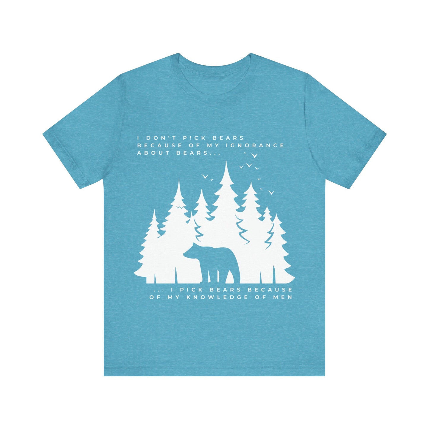 Women's Bear Quote Tee - White Graphic