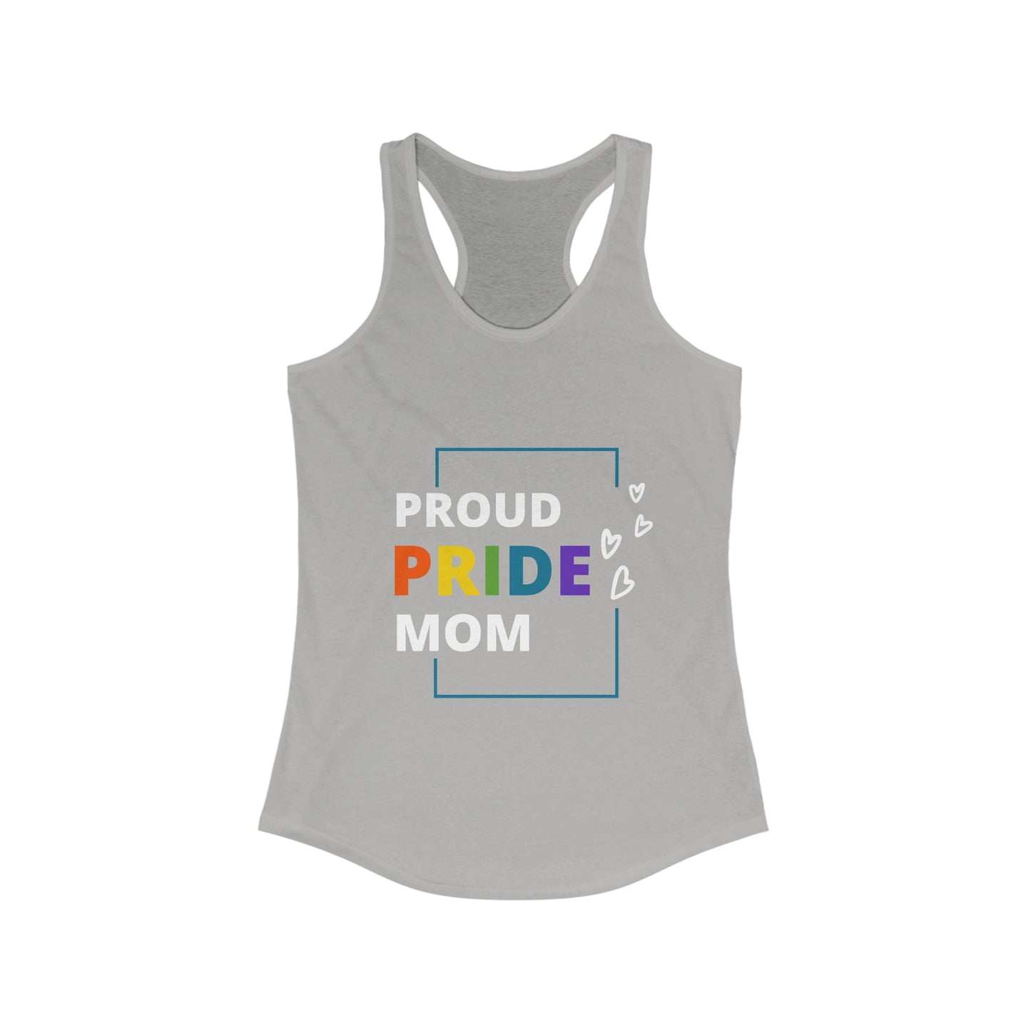 "Proud Pride Mom" Racerback Tank