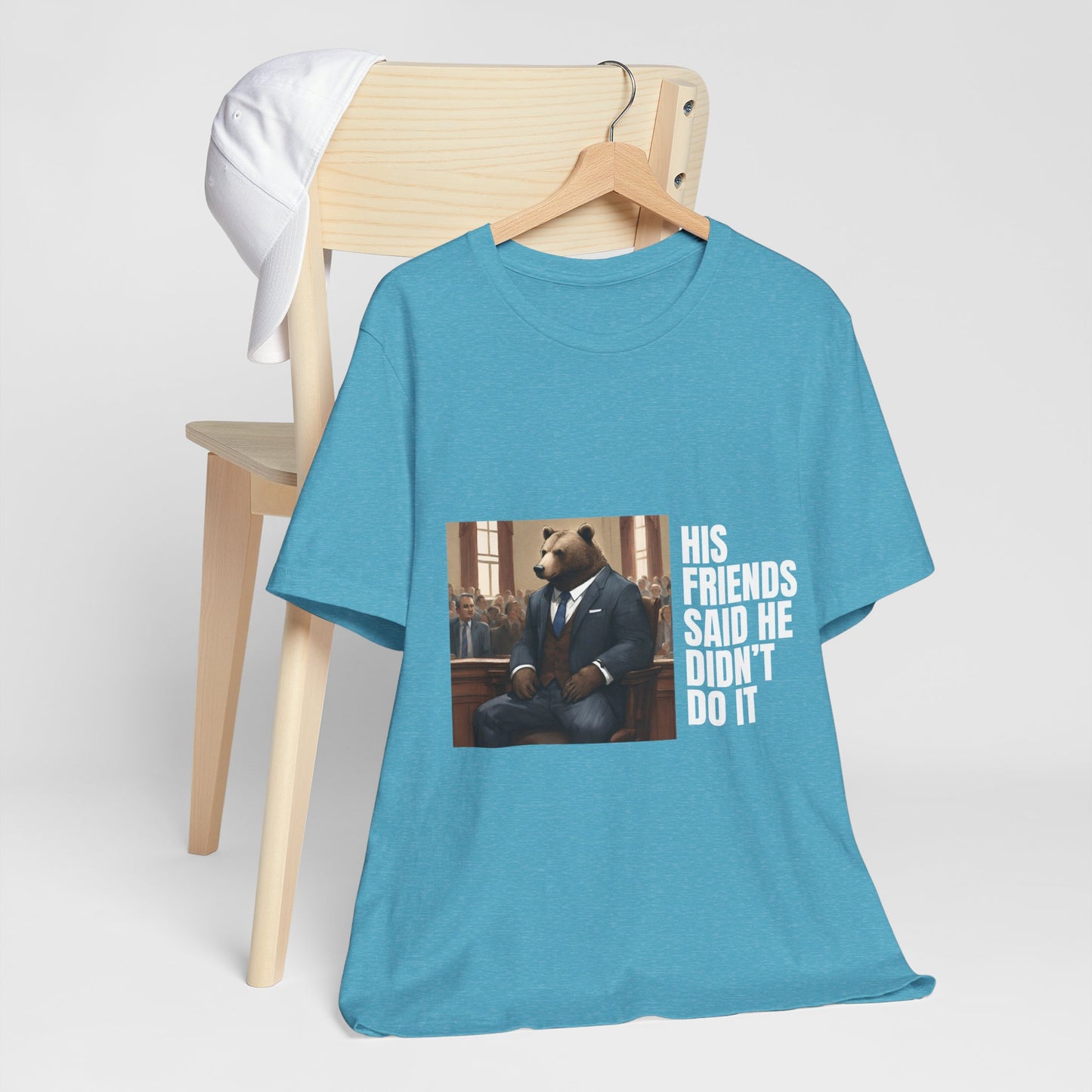 Women's Bear Trial Tee - White Graphic