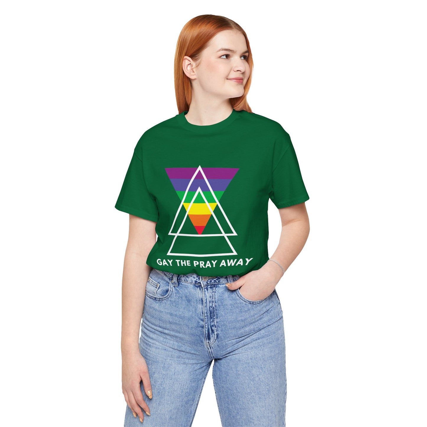 "GAY THE PRAY AWAY" Short Sleeve Tee