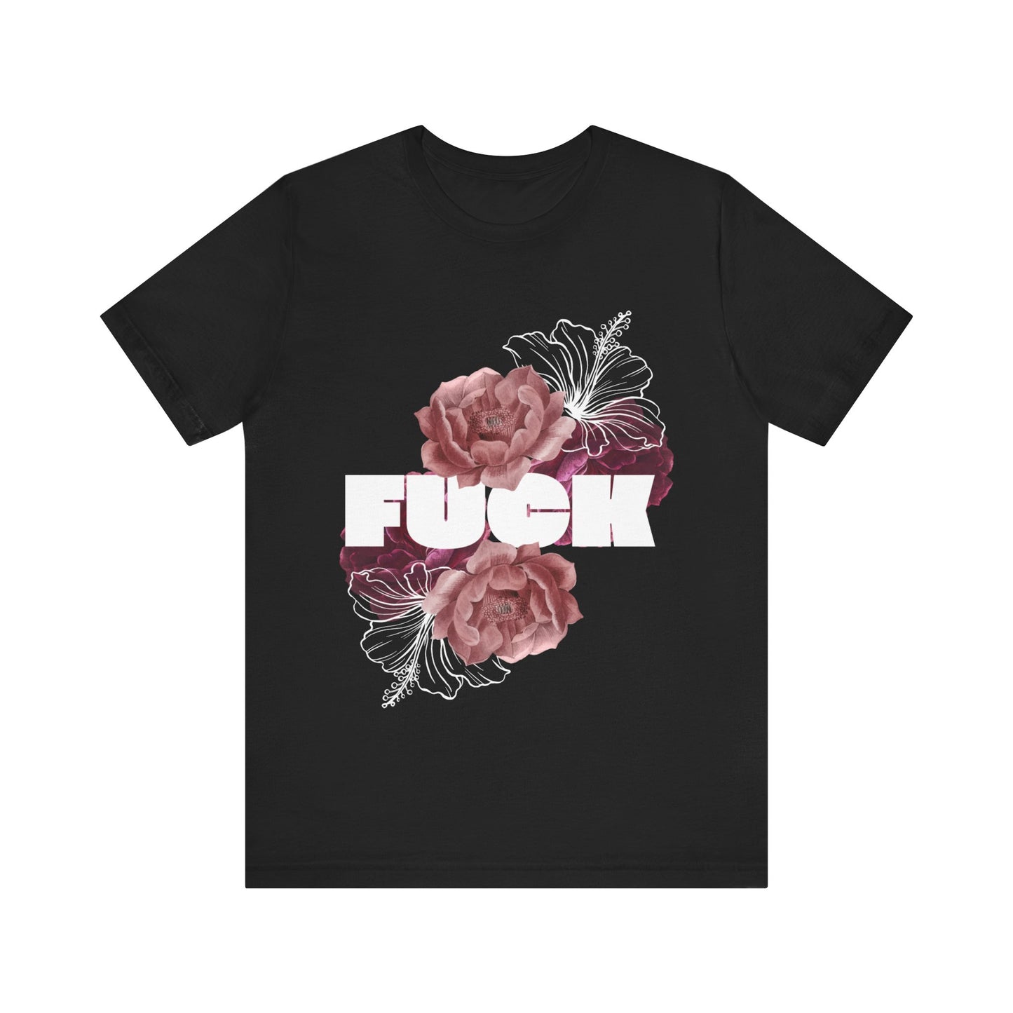 Women's Floral F*ck Short Sleeve Tee