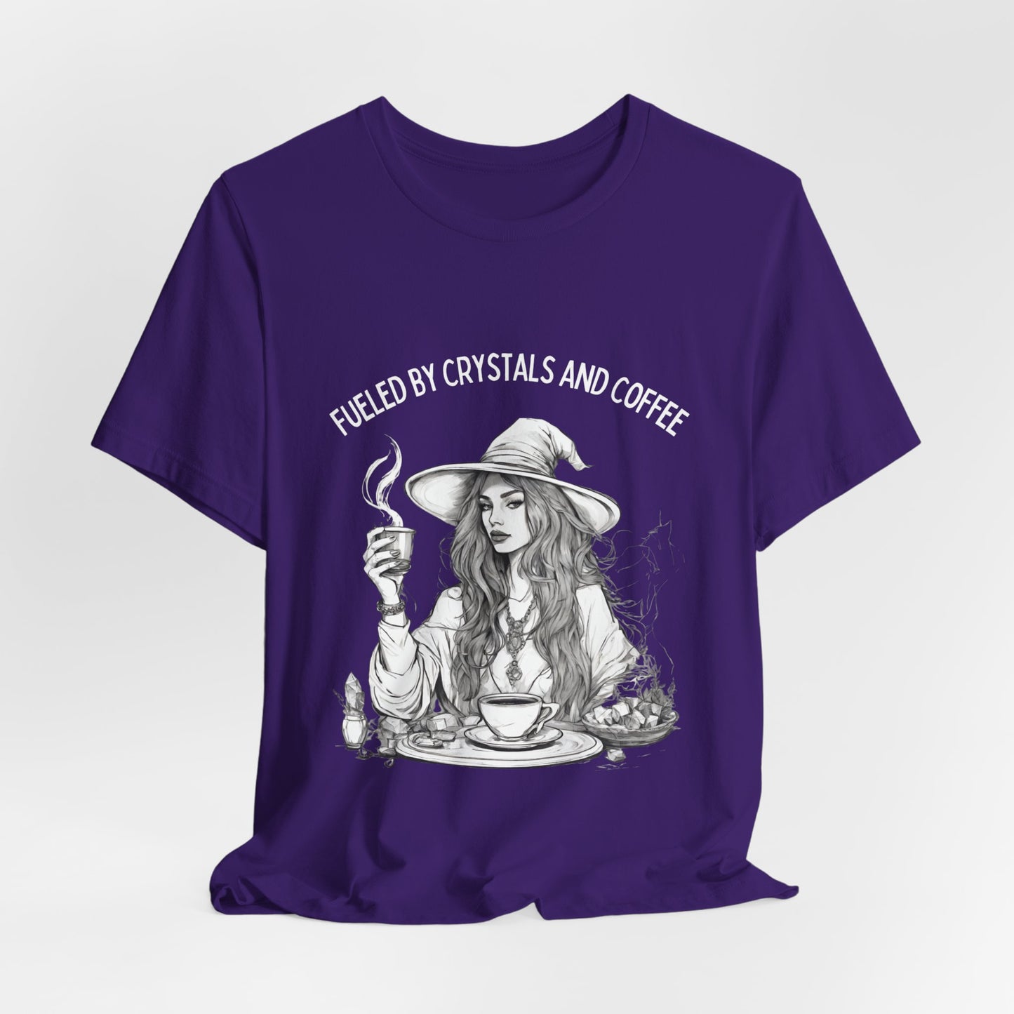 Fueled by Crystals and Coffee Tee