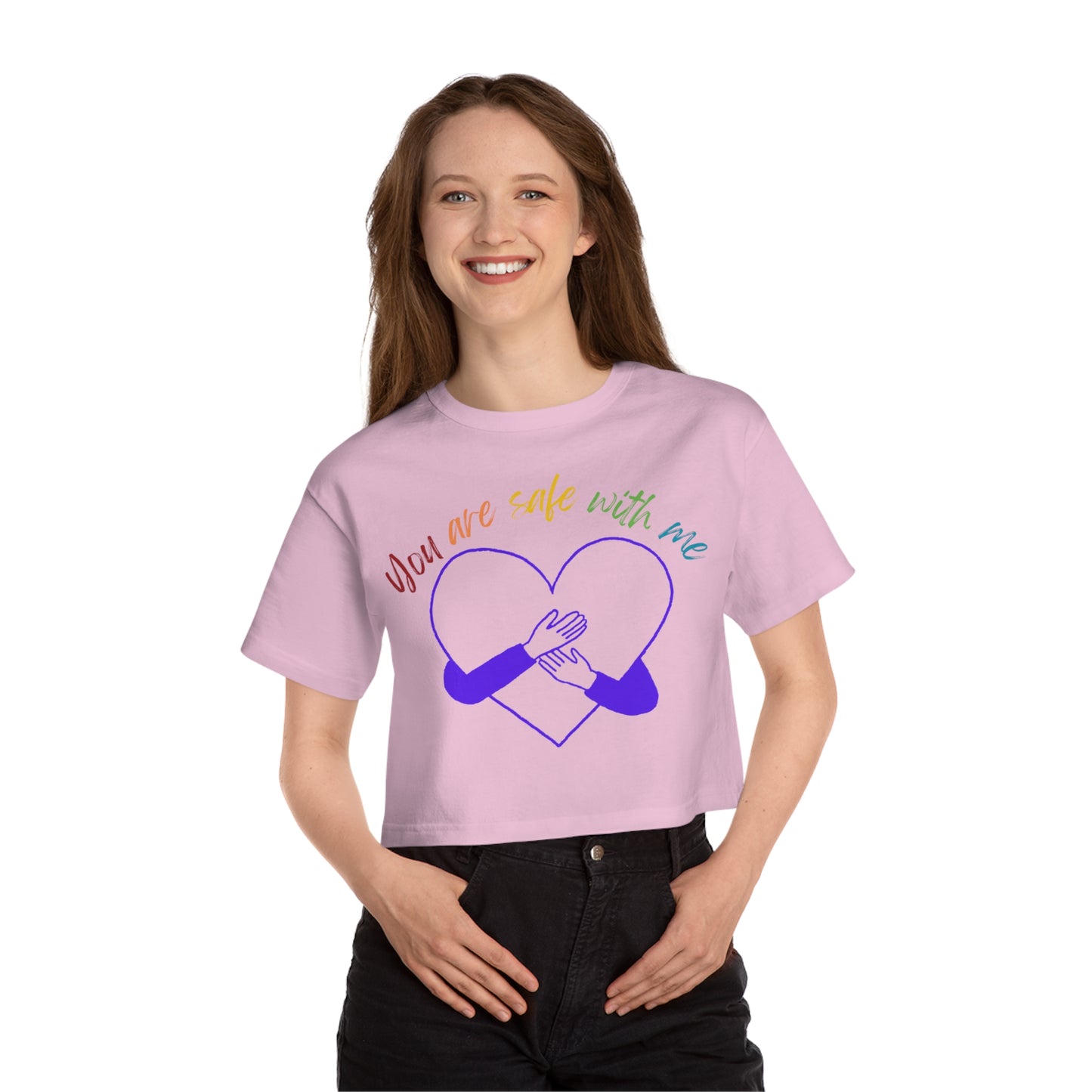 LGBTQIA+ Ally Cropped T-Shirt