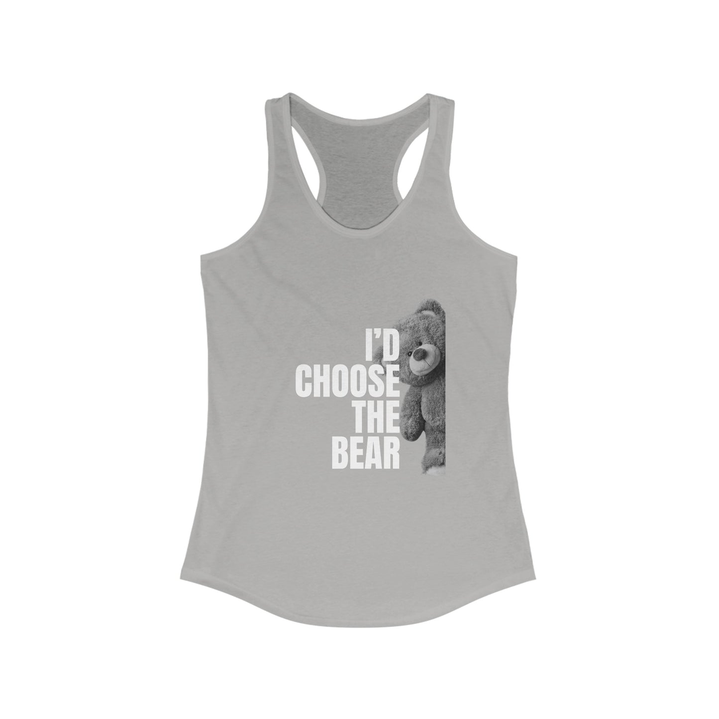 Women's Teddy Bear Racerback Tank