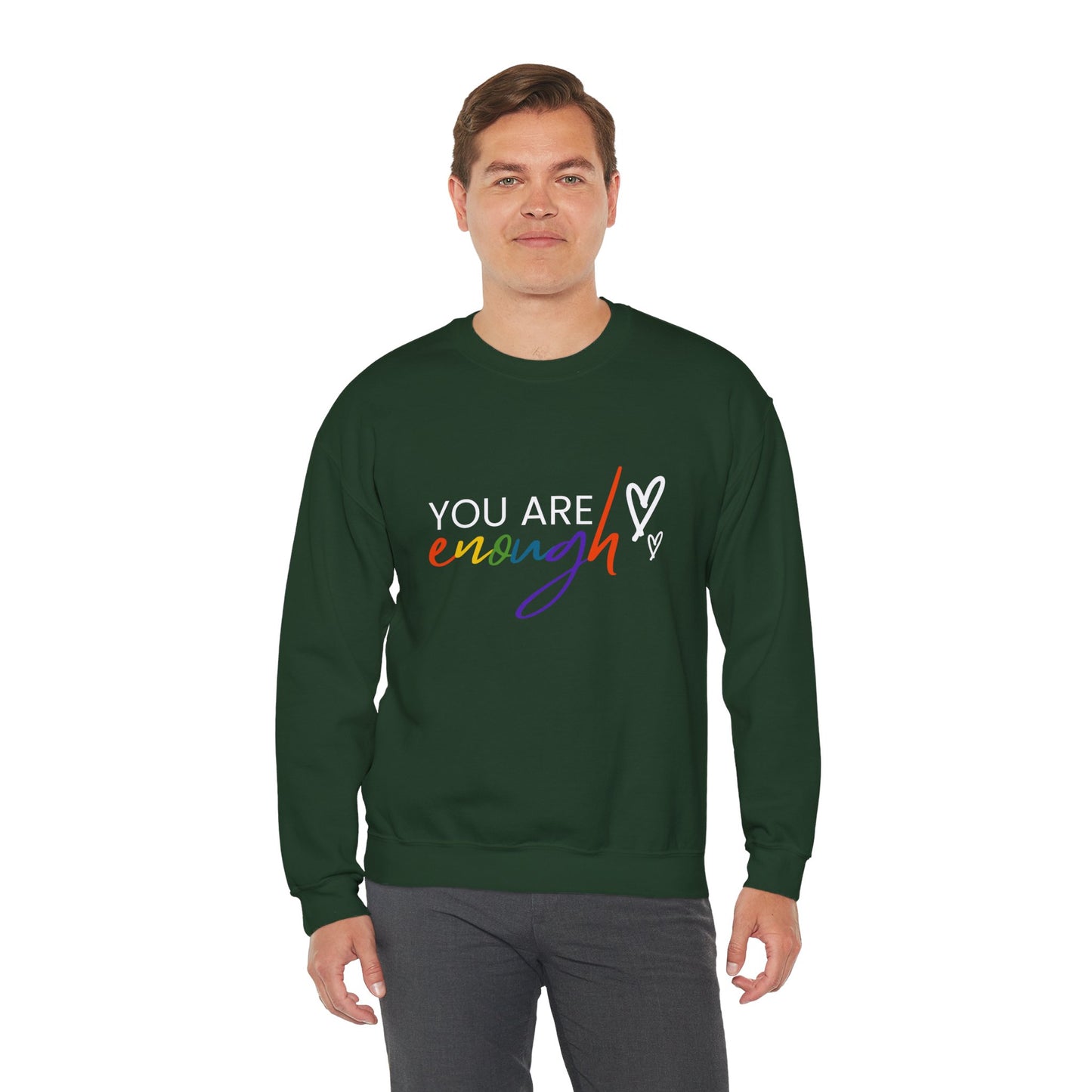 "You Are Enough" Crewneck Sweatshirt