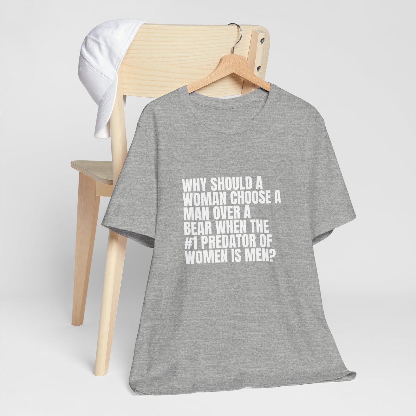 Women's Man v. Bear Quoted Tee