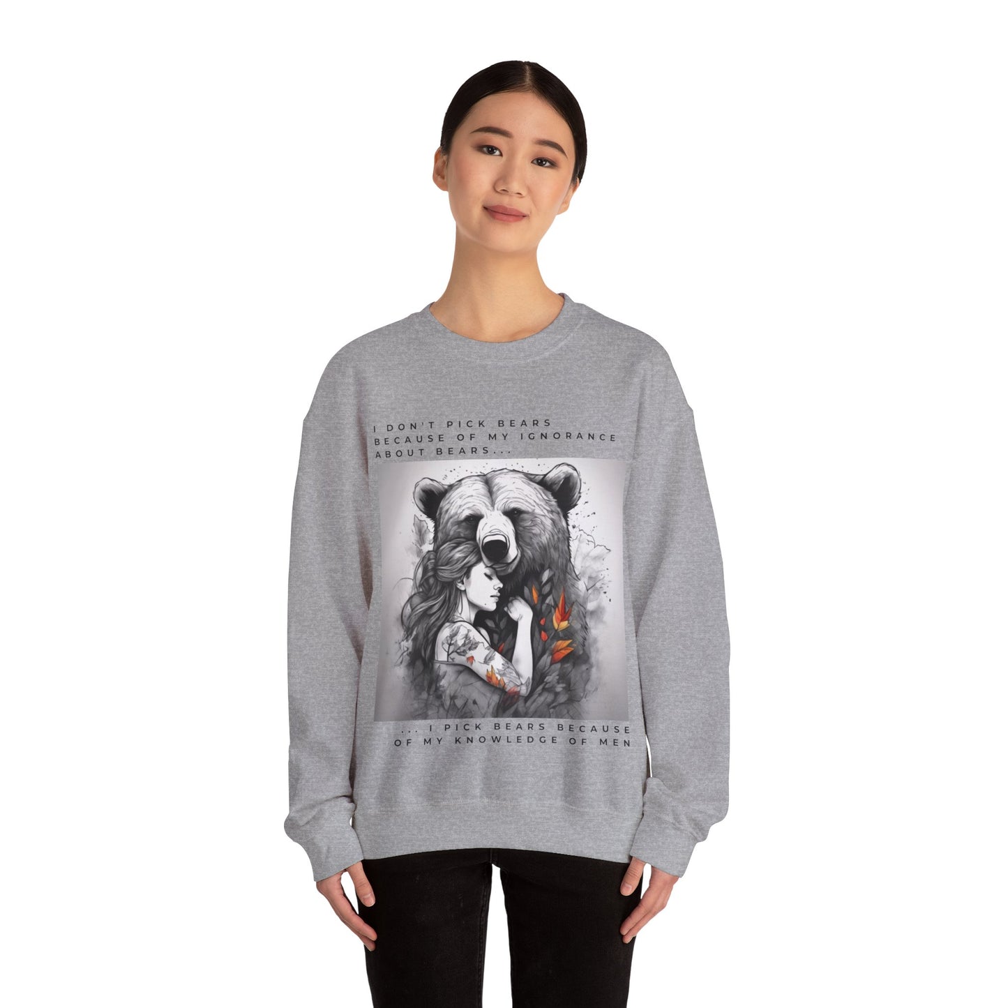 Women's Bear Hug "Team Bear" Crewneck Sweatshirt