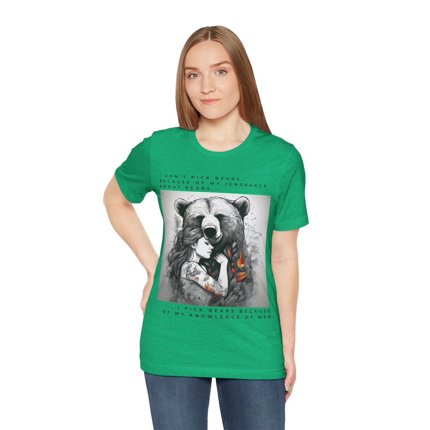 Women's Bear Hug "Team Bear" Tee