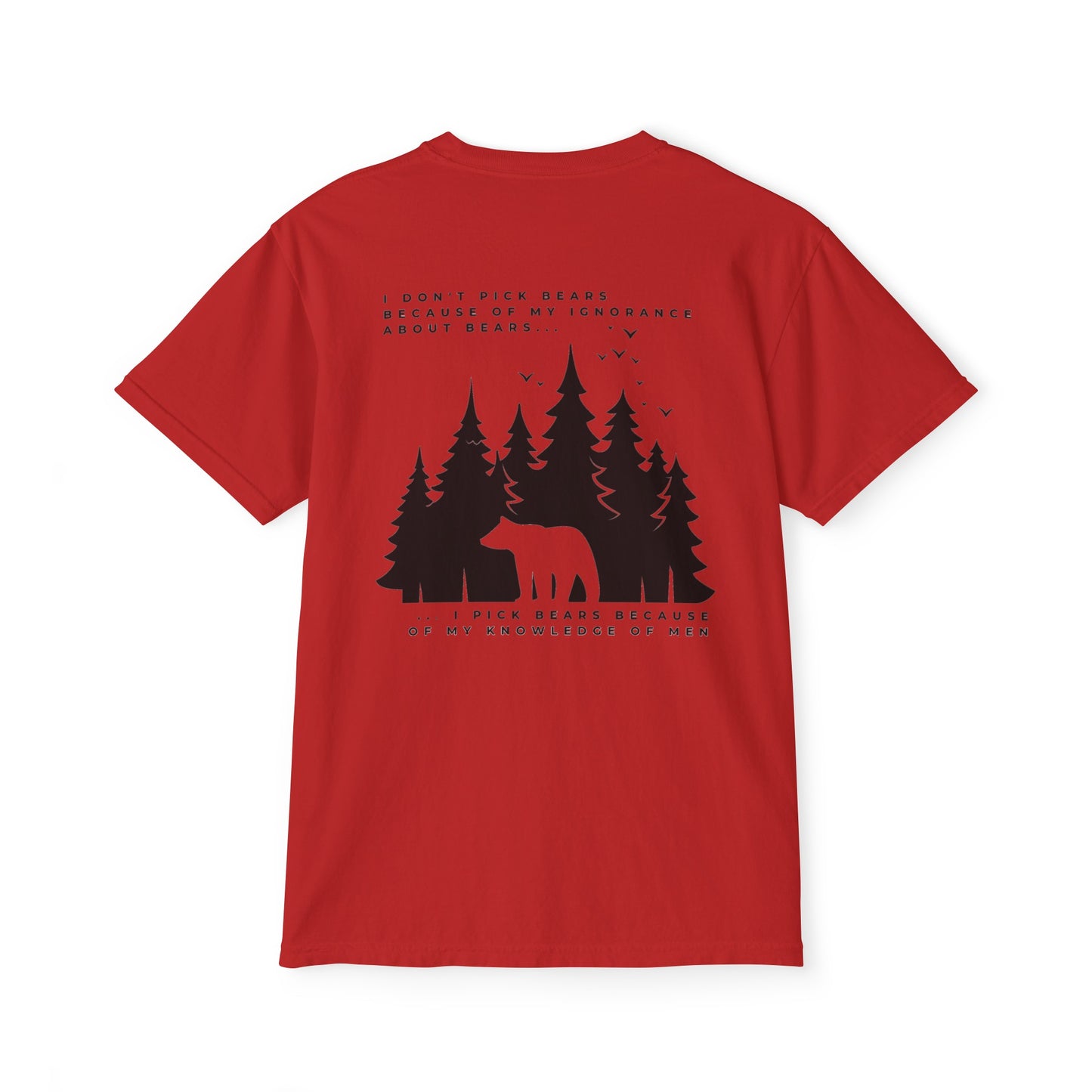 Women's Bear in Woods Pocket T-Shirt