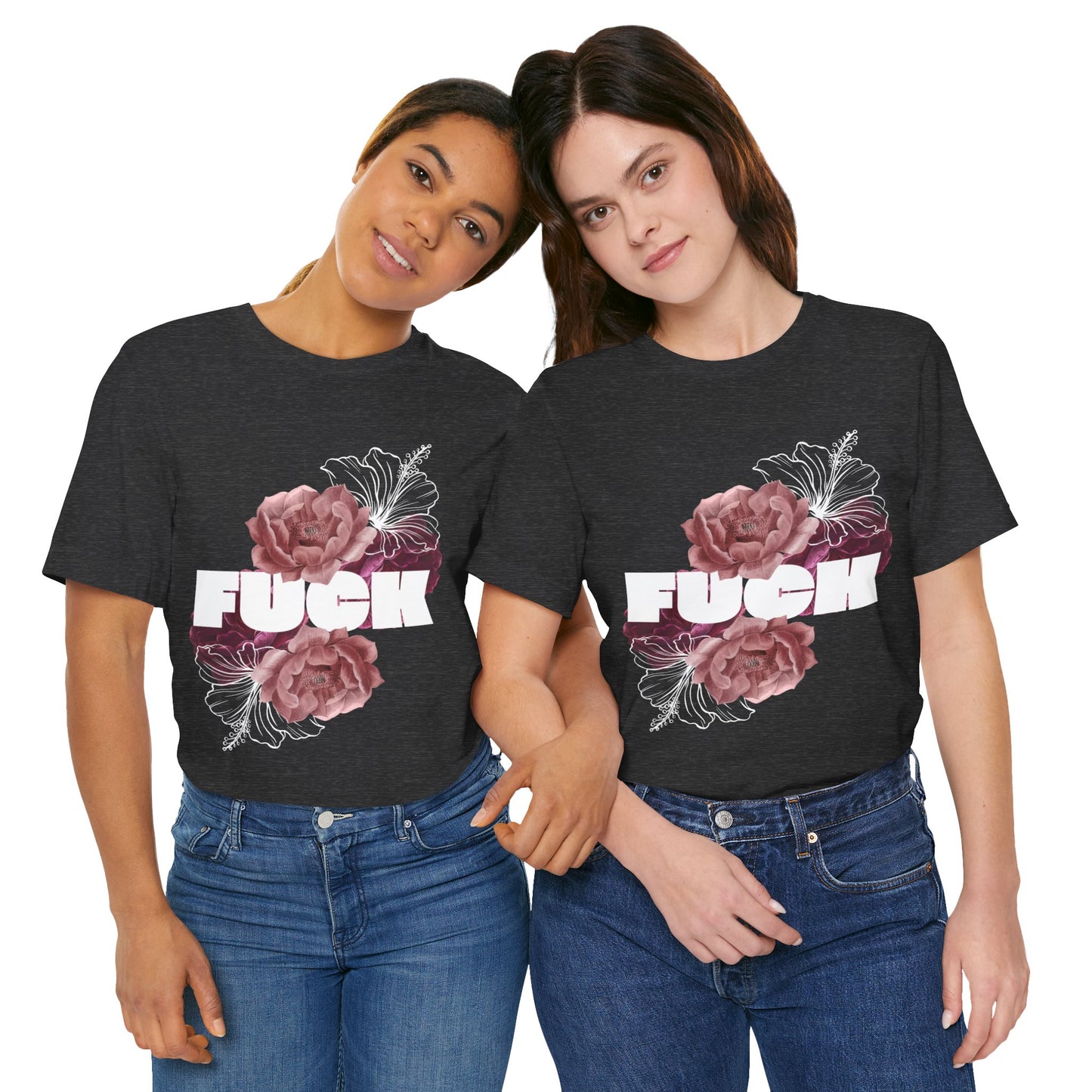 Women's Floral F*ck Short Sleeve Tee