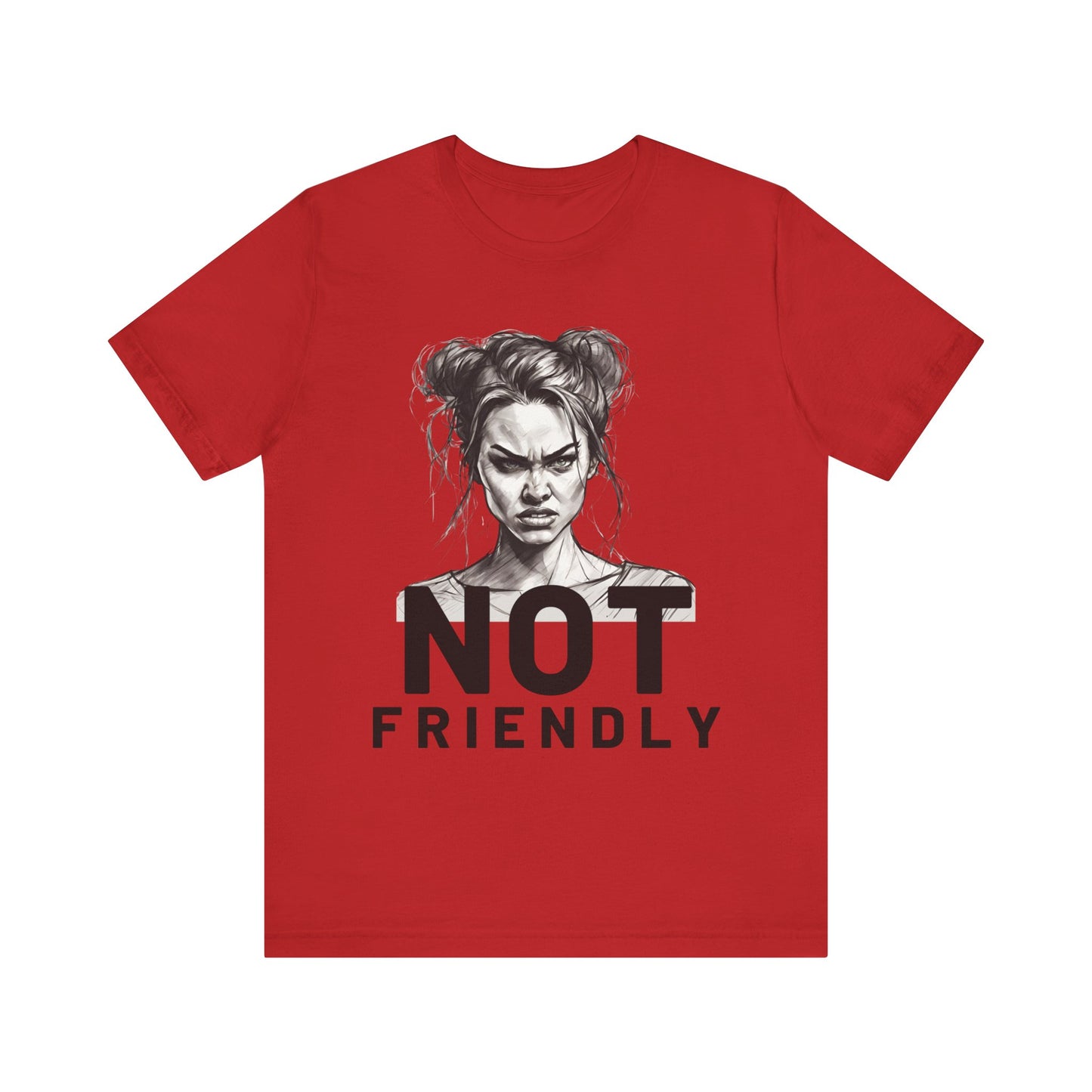 Not Friendly Short Sleeve Tee