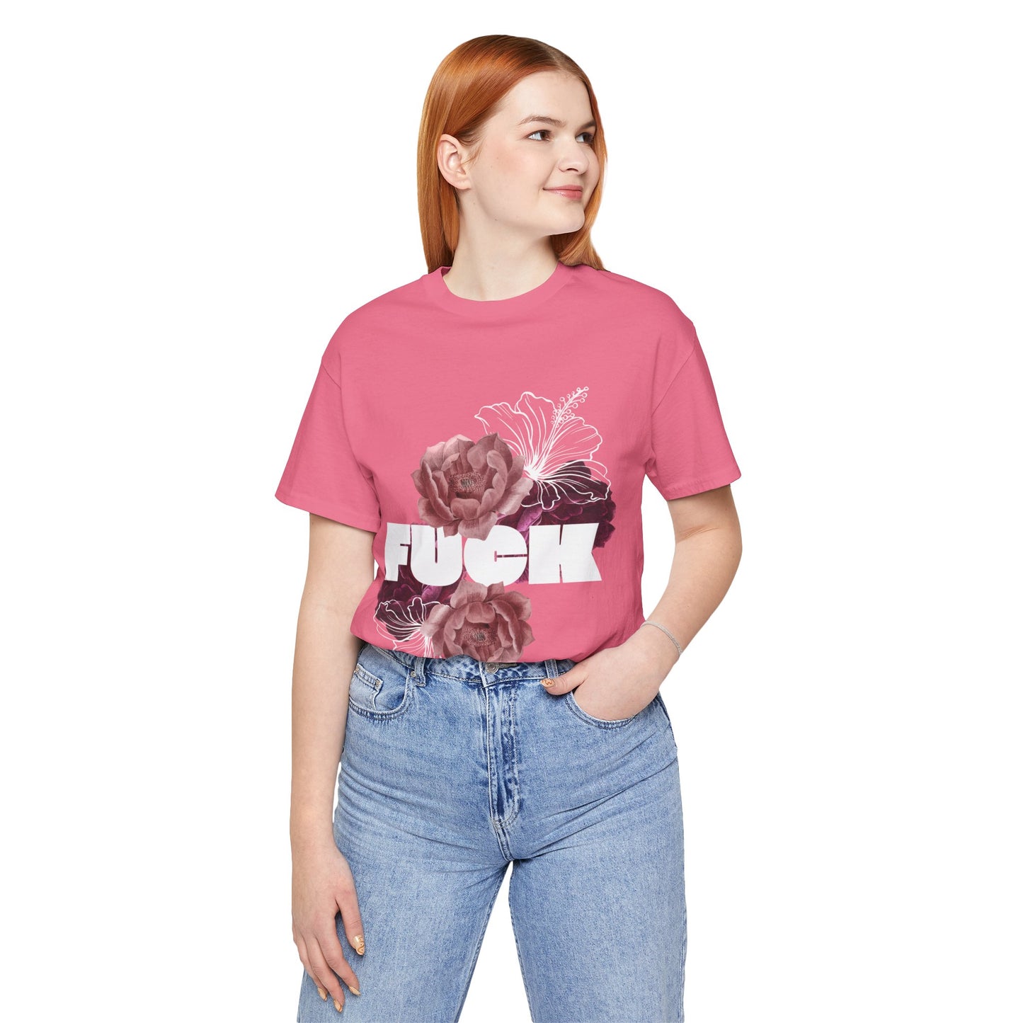 Women's Floral F*ck Short Sleeve Tee