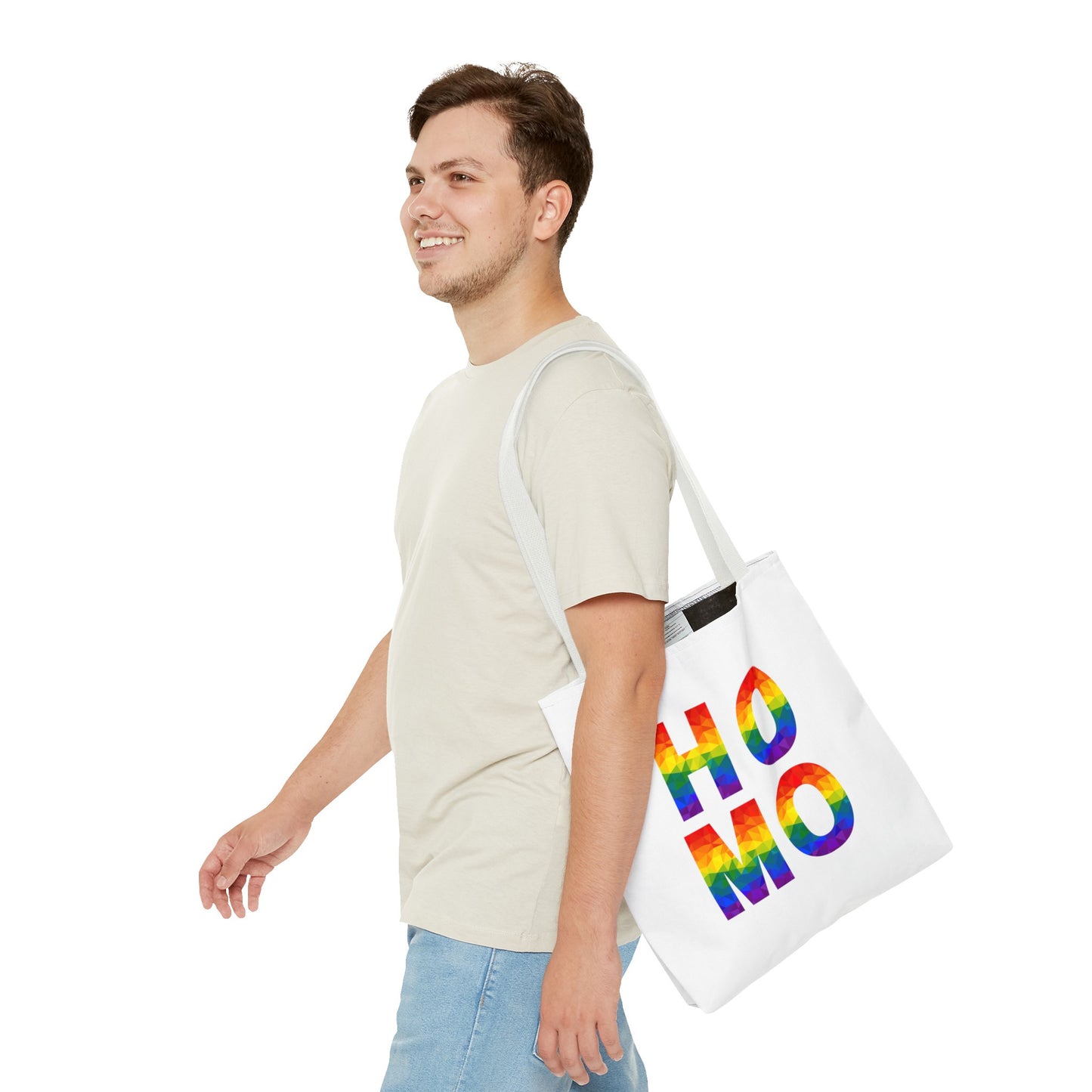 "HOMO" Tote Bag (AOP)