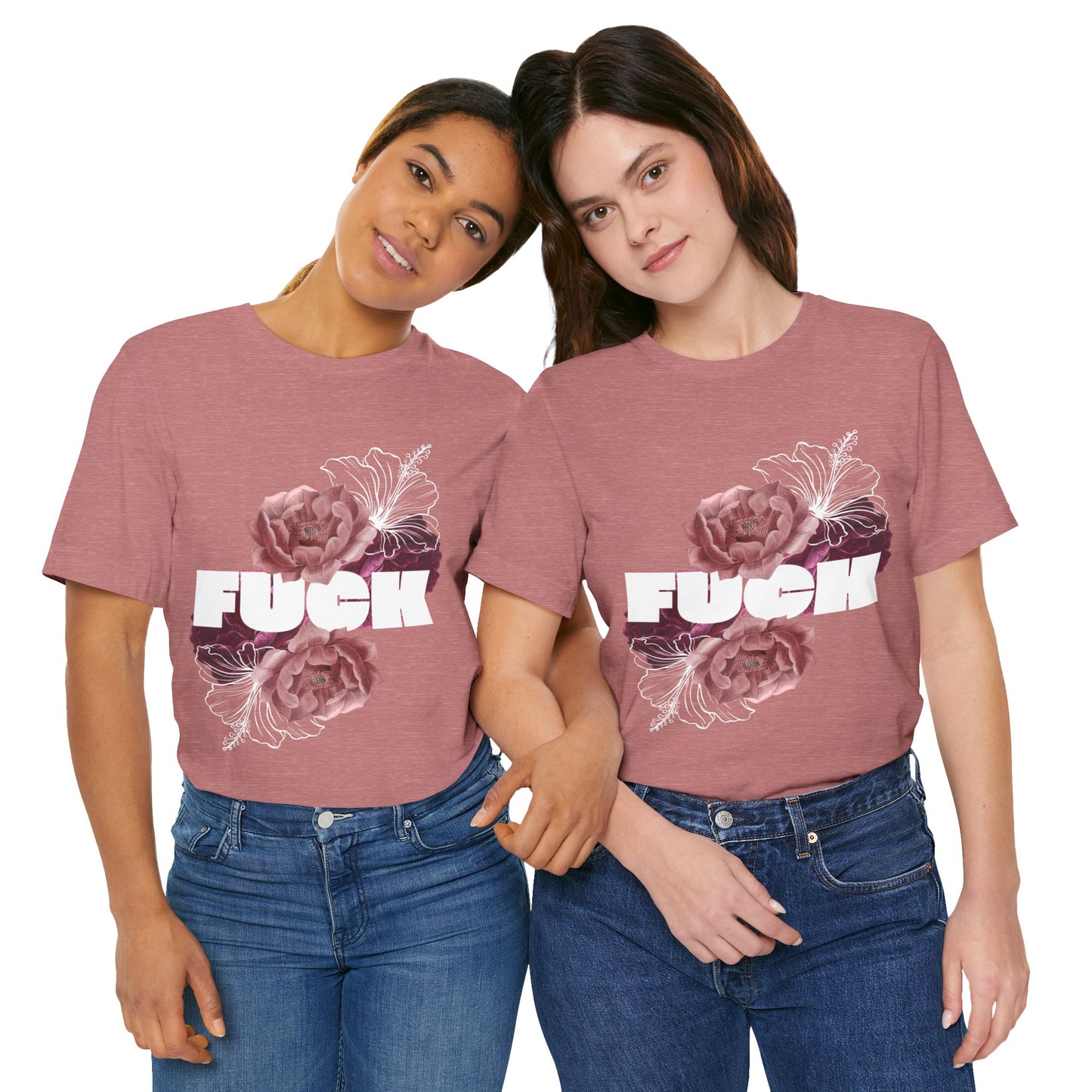 Women's Floral F*ck Short Sleeve Tee